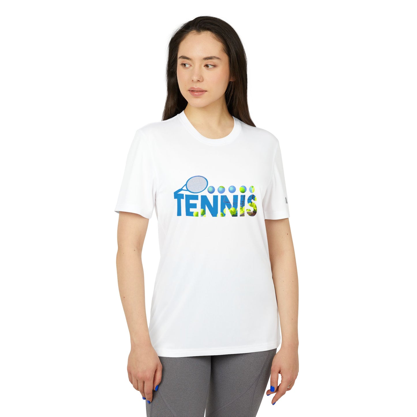 Adidas Tennis Sport T-shirt (Sky Creative1)