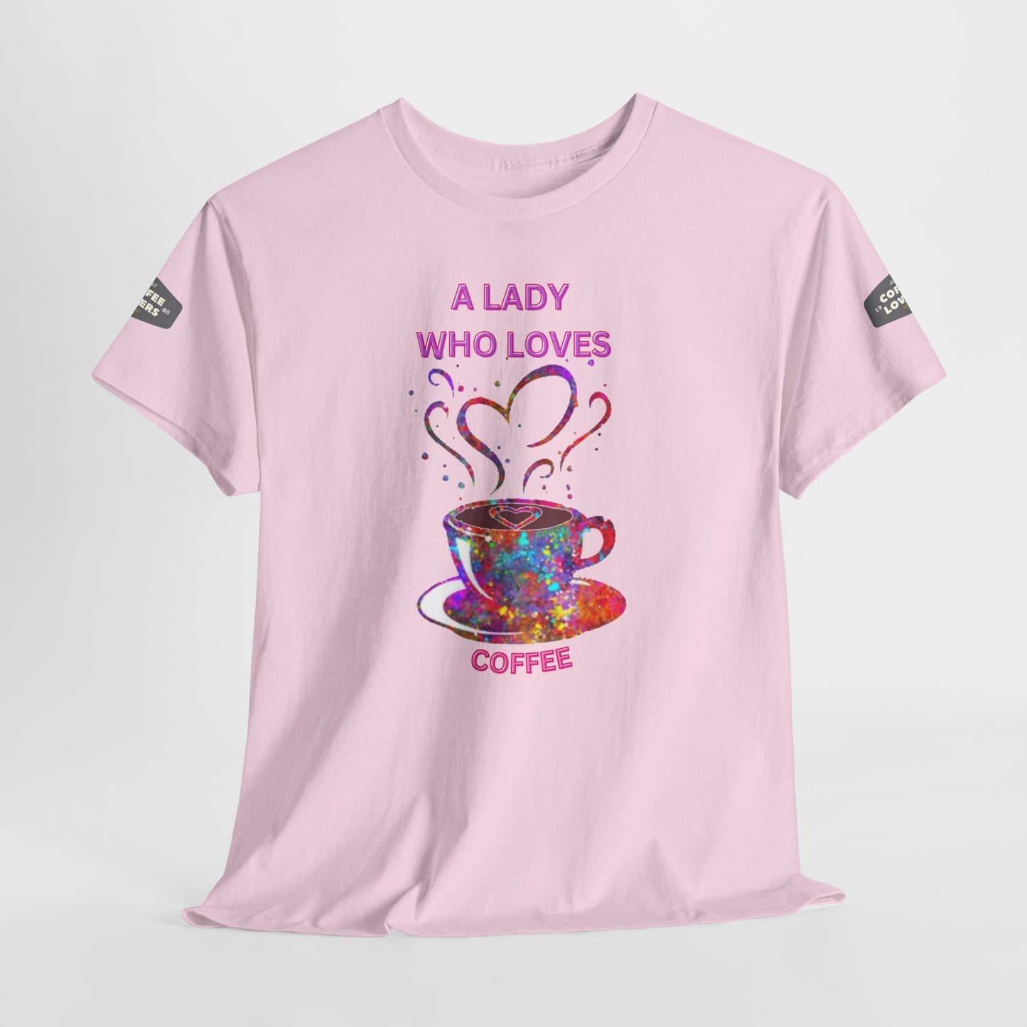 Coffee Lover Cotton Tee - For Women Who Love Coffee