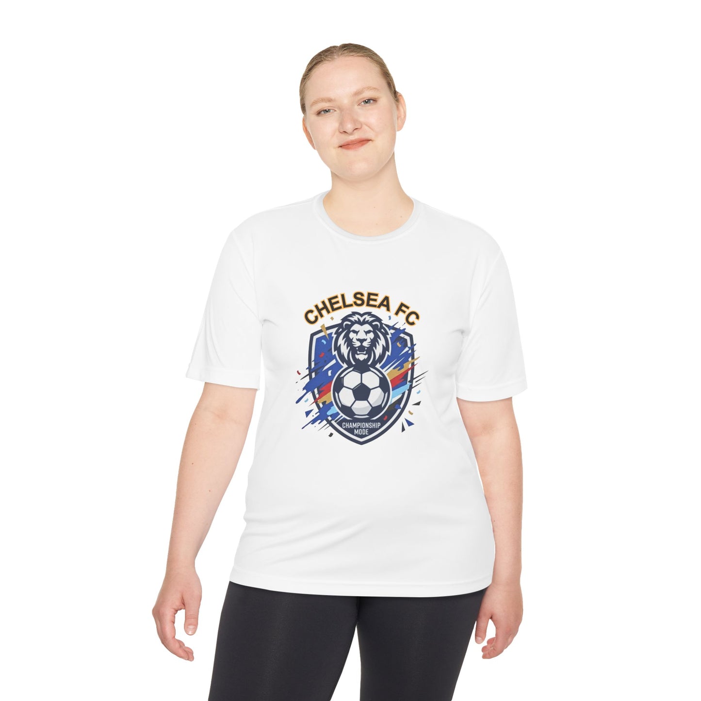 Chelsea FC Lion Soccer Tee — 'Keep the Blue Flag Flying High' Moisture-Wicking Shirt