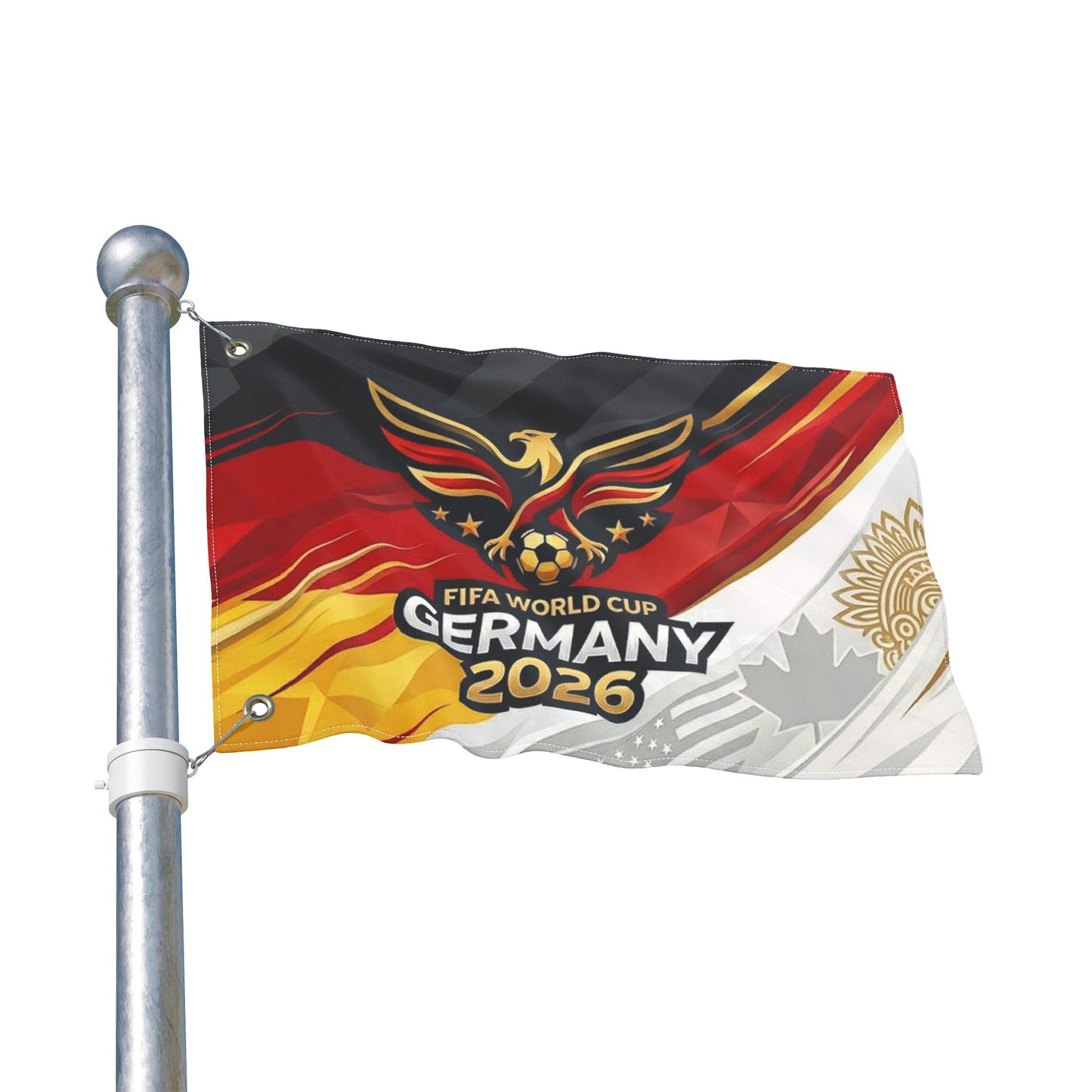 Germany 2026 FIFA World Cup Double-Sided Flag - Germany Soccer 2026 Supporter Banner