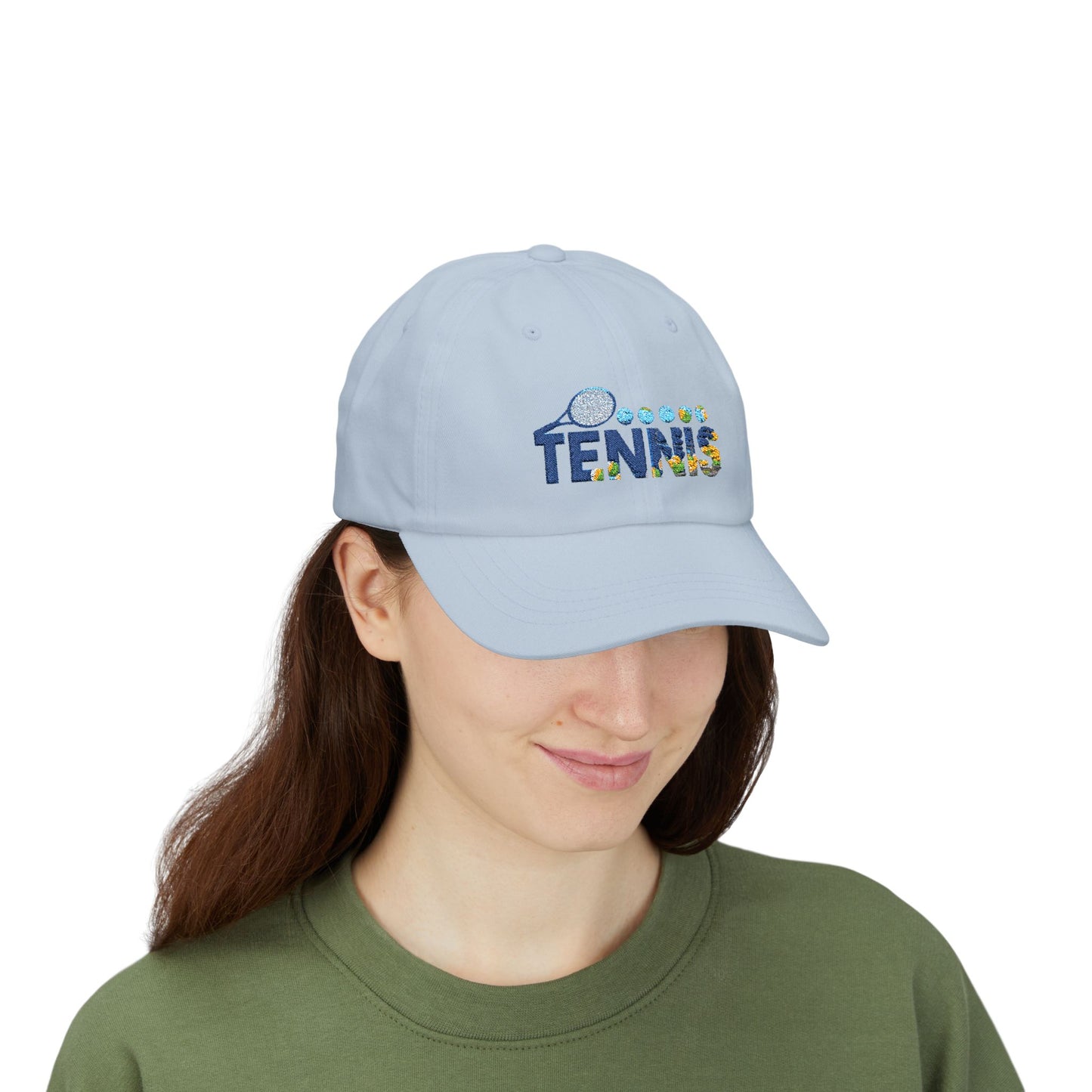 Tennis Creative Graphic Design Cap (Sky Creative1) (EM)