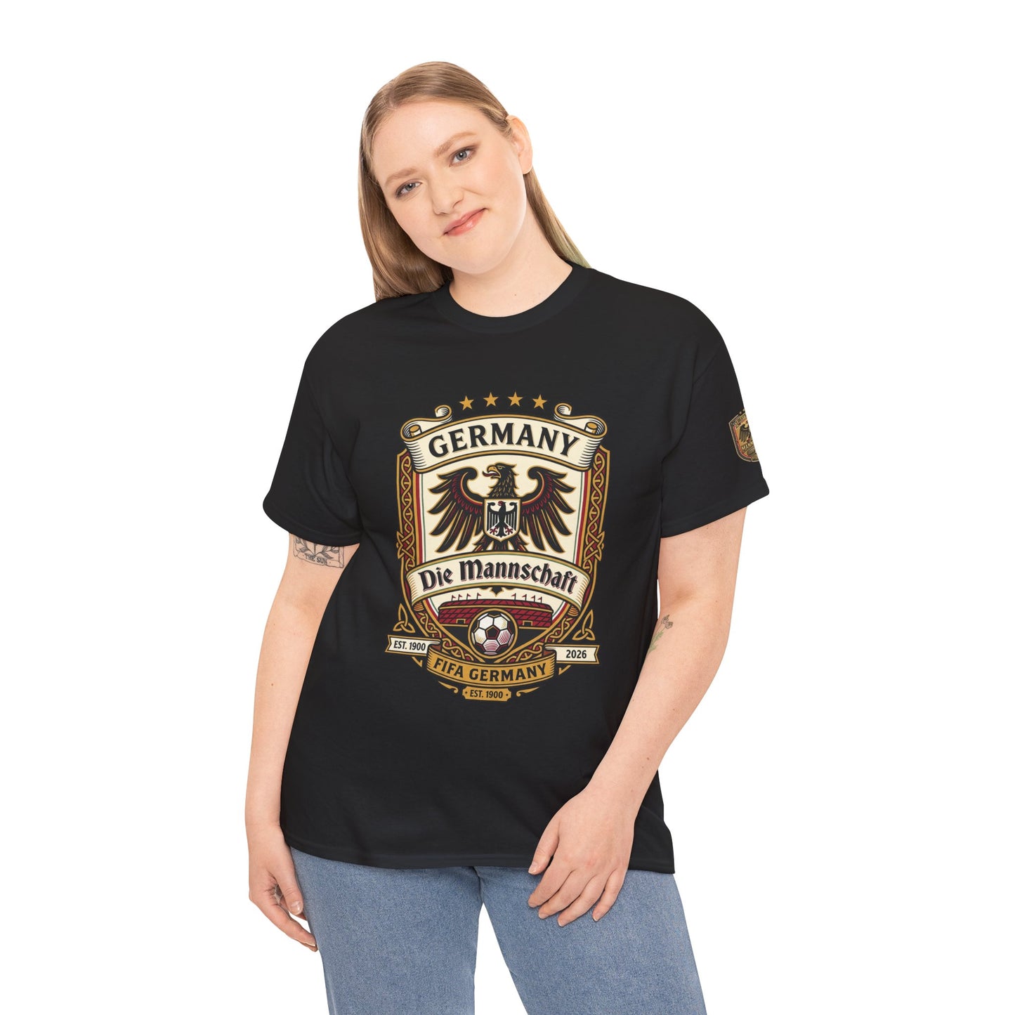 Germany Soccer Crest T-Shirt – "Die Mannschaft" Football Jersey Tee