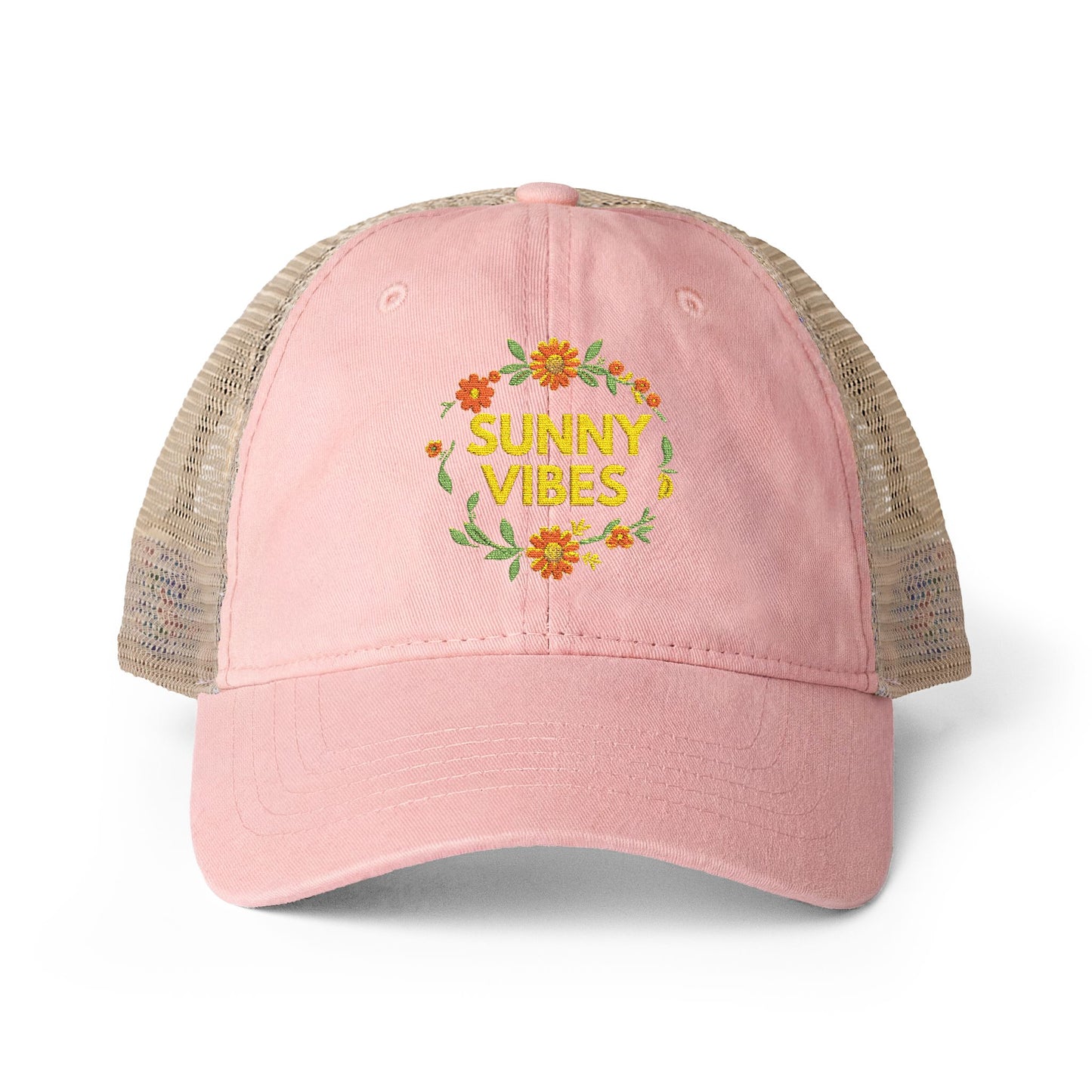 Summer Fun Women's Washed Mesh-Back Cap - Trending Novelties & Gifts