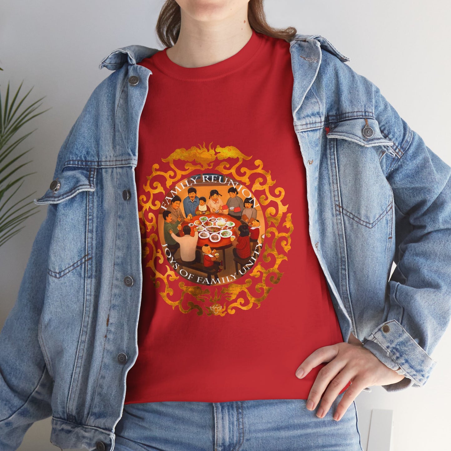Novelty Tee — Chinese New Year Family Reunion Design