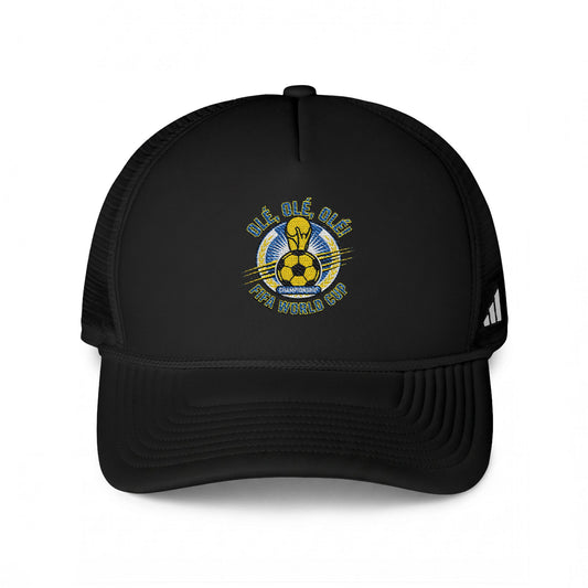 World Cup '26 Trucker Cap — Embroidered FIFA Soccer Emblem Cap - Trending Novelties & Gifts
