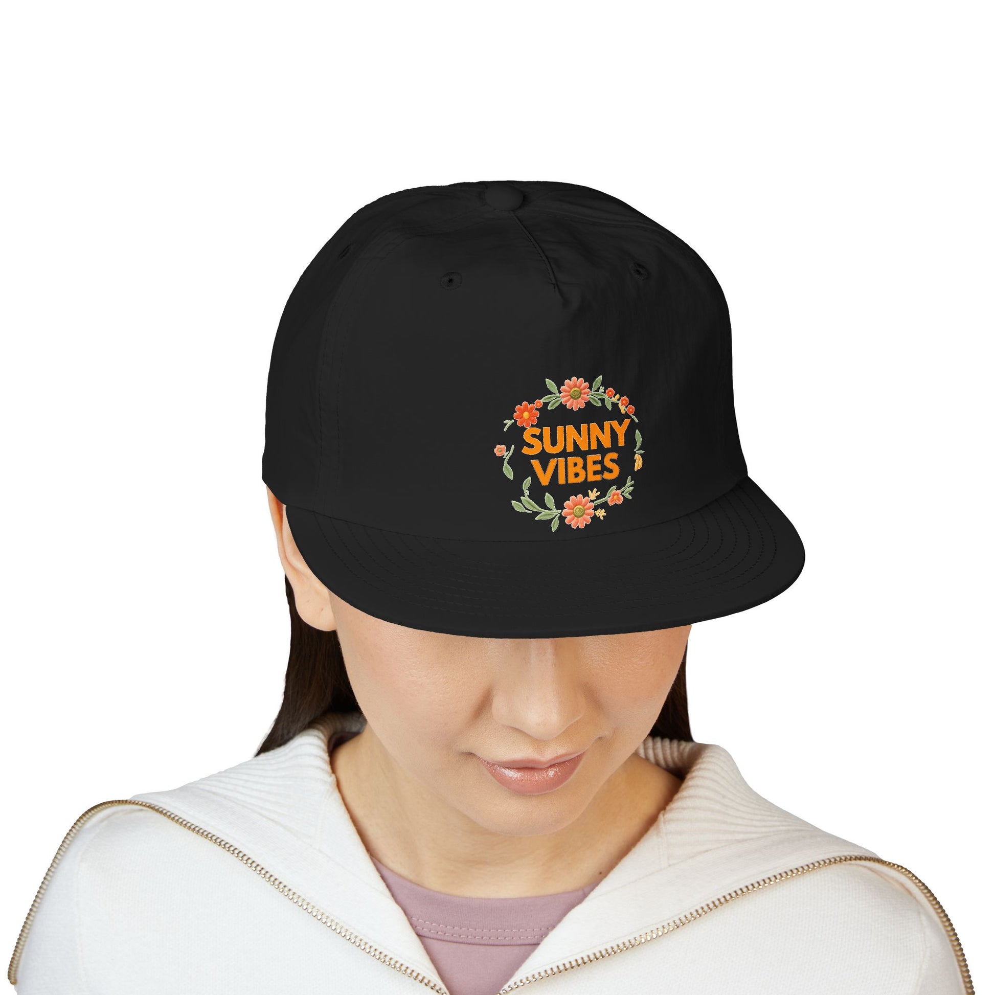 Sunny Vibes Surf Cap — Summer Floral Beach Hat - Trending Novelties & Gifts