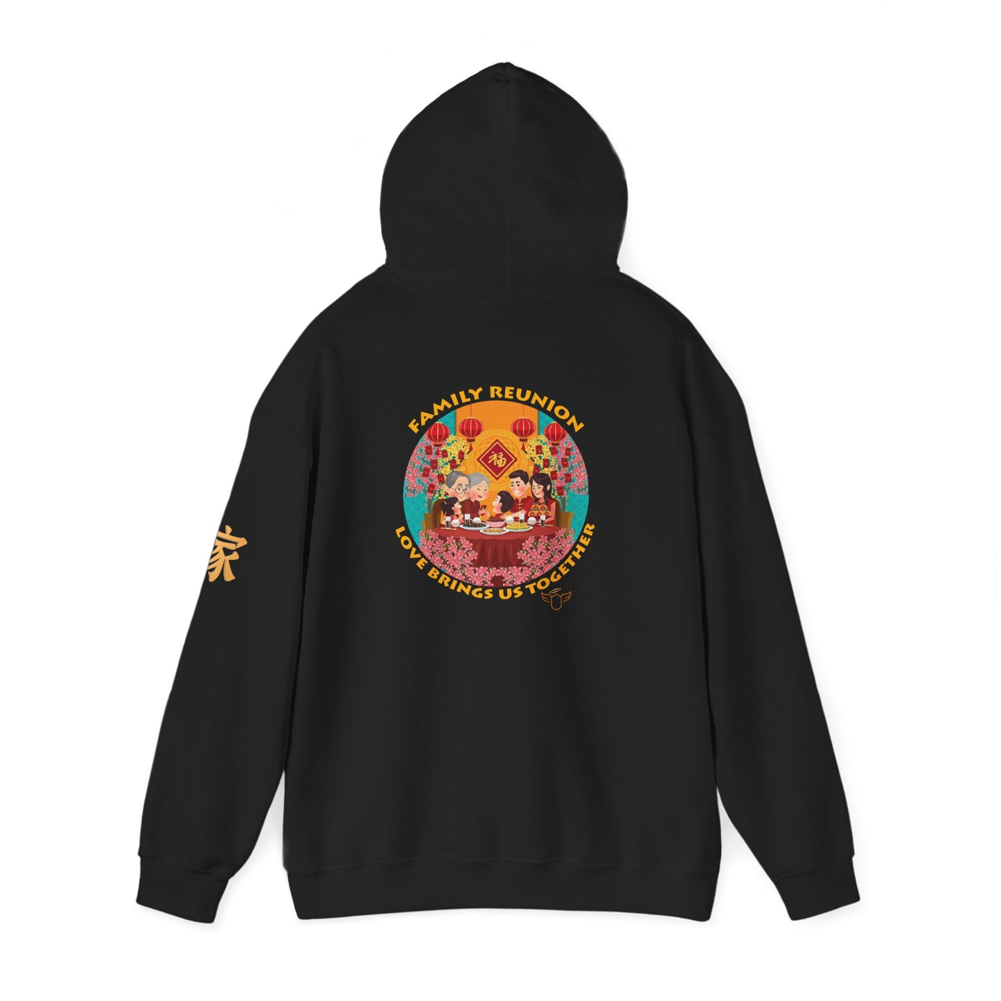 Family Reunion Hoodie – 'Love Brings Us Together' Chinese New Year Novelty Tee