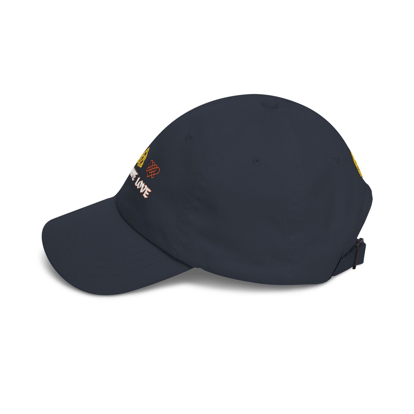 Celtic Faith Hope Love Cap — Embroidered Celtic Christian Symbols Baseball Cap (EM)
