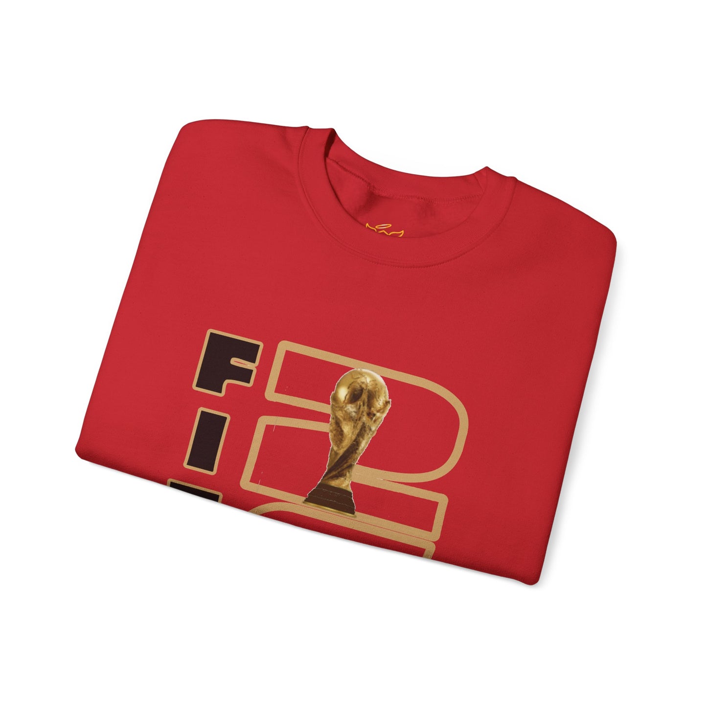 FIFA World Cup 2026 Crewneck Sweatshirt — Gold Trophy & Soccer Ball Design
