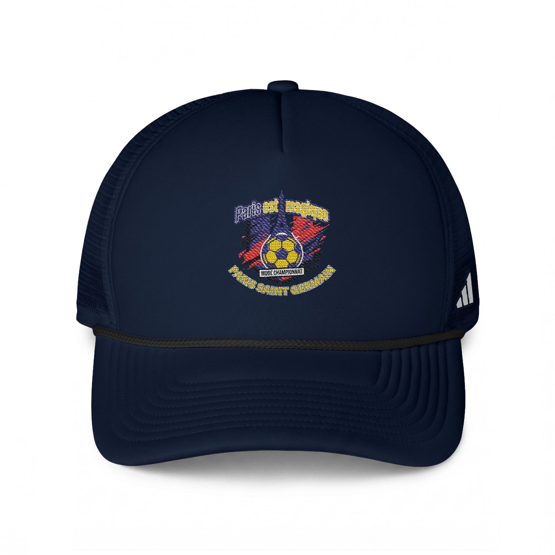 P.S.G. Soccer Fans' Trucker Cap — P.S.G. Crest "Paris est Magique" Cap - Trending Novelties & Gifts