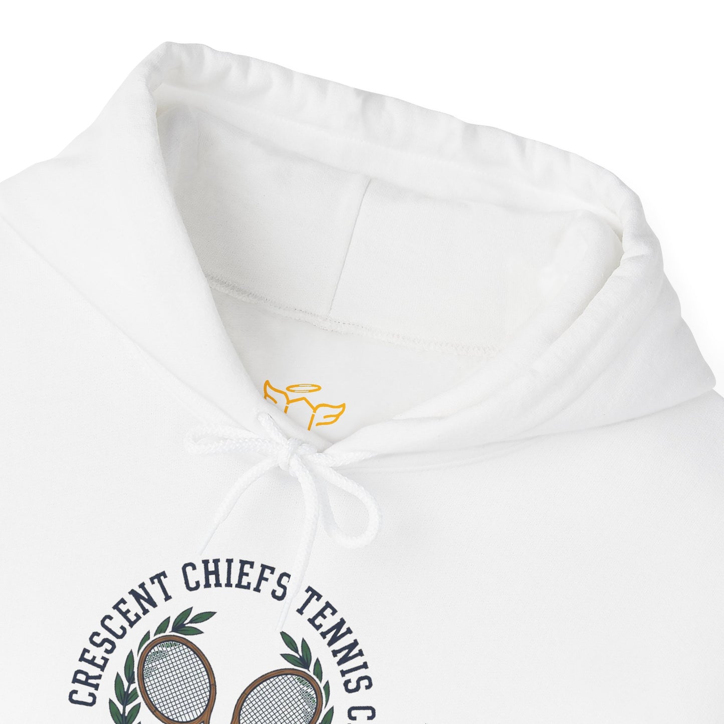 Tennis Club Hoodie — "Crescent Chief's Tennis Club" Retro Athletic Pullover