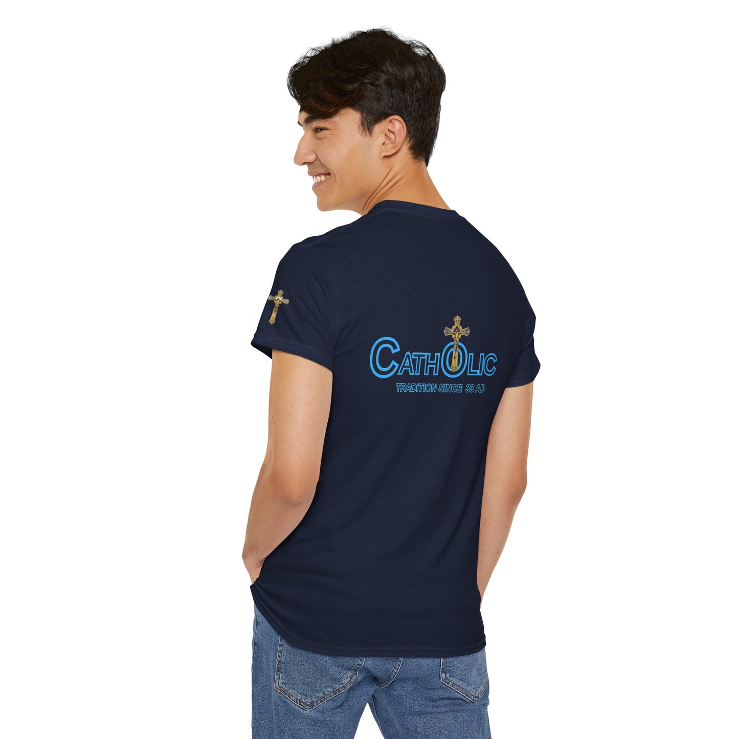 Catholic T‑Shirt "Catholic — Tradition Since 33 AD" — Christian Faith Tee (CT)