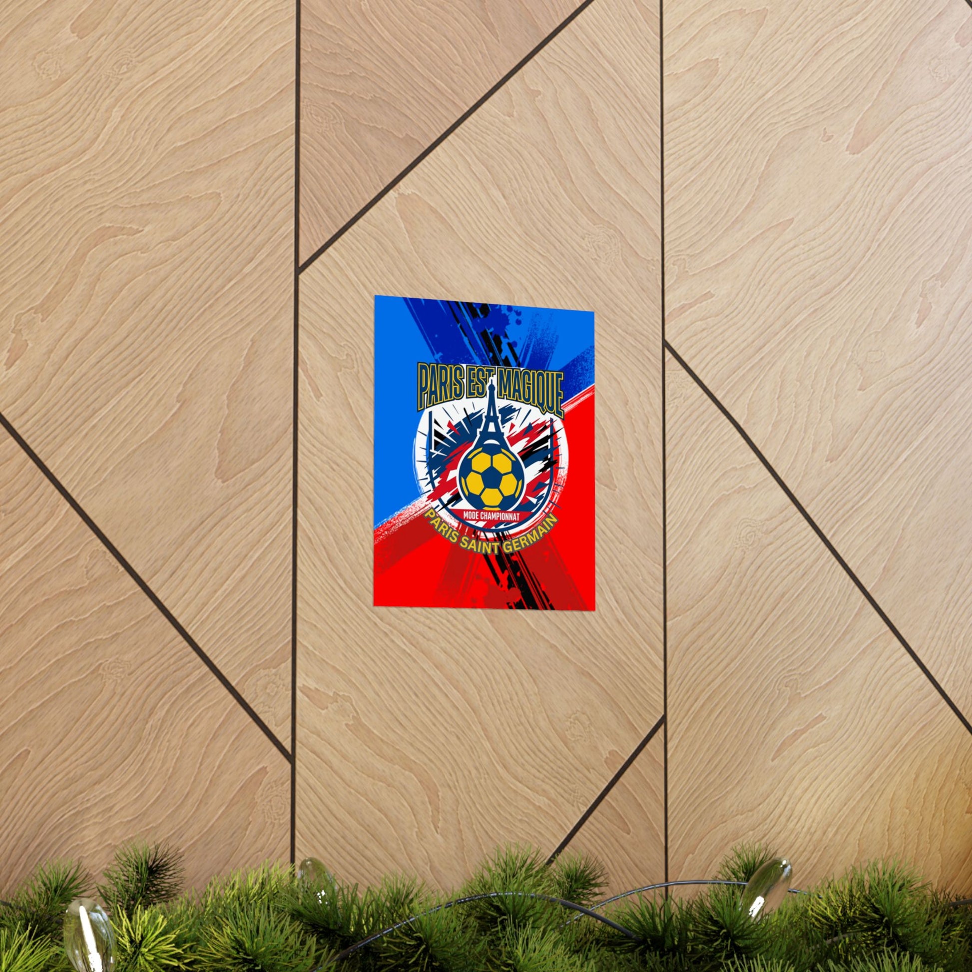 Paris est Magique Soccer Poster — PSG Football Matte Print Poster - Trending Novelties & Gifts