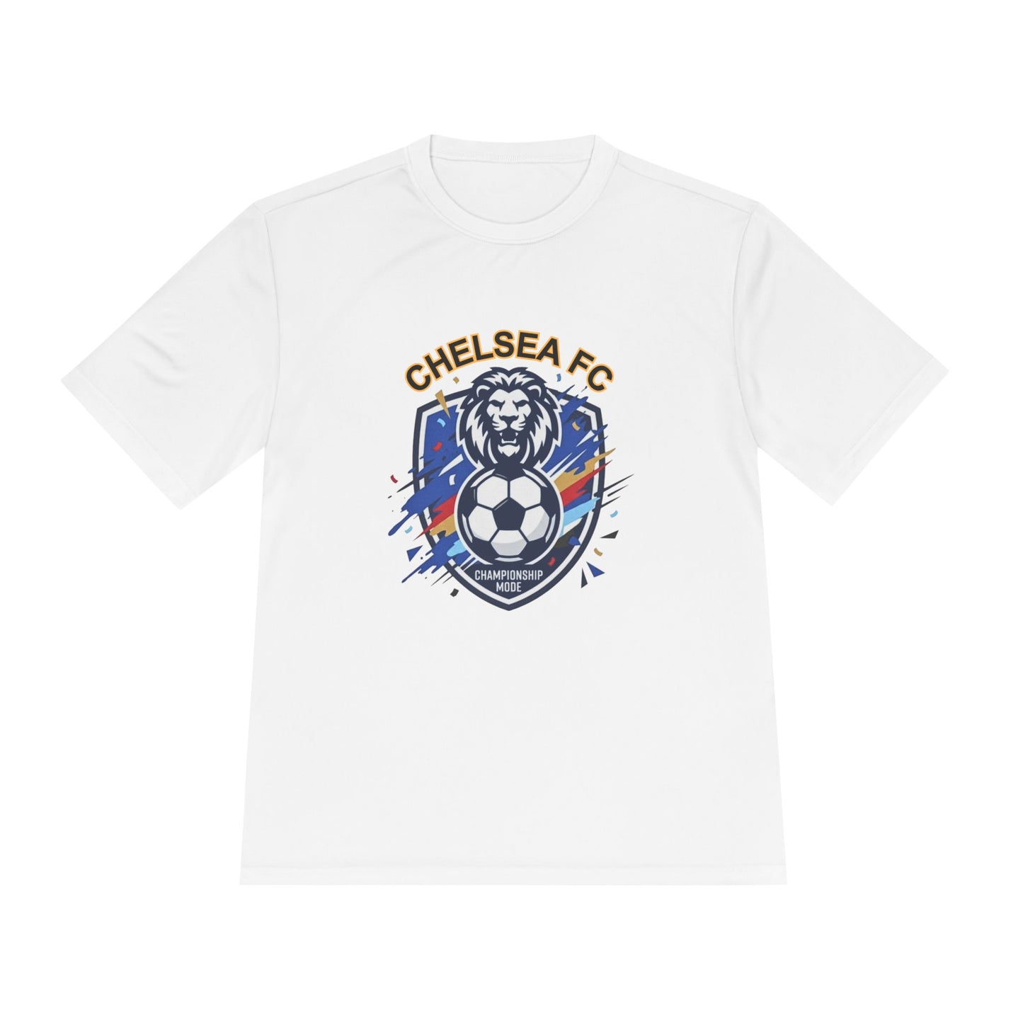 Chelsea FC Lion Soccer Tee — 'Keep the Blue Flag Flying High' Moisture-Wicking Shirt
