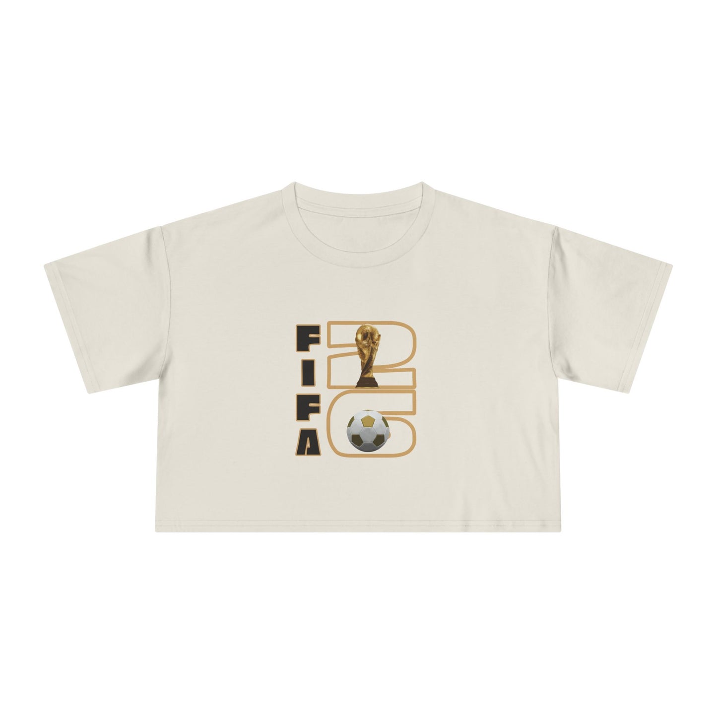 Women's Crop Tee — FIFA World Cup Soccer '26 Graphic