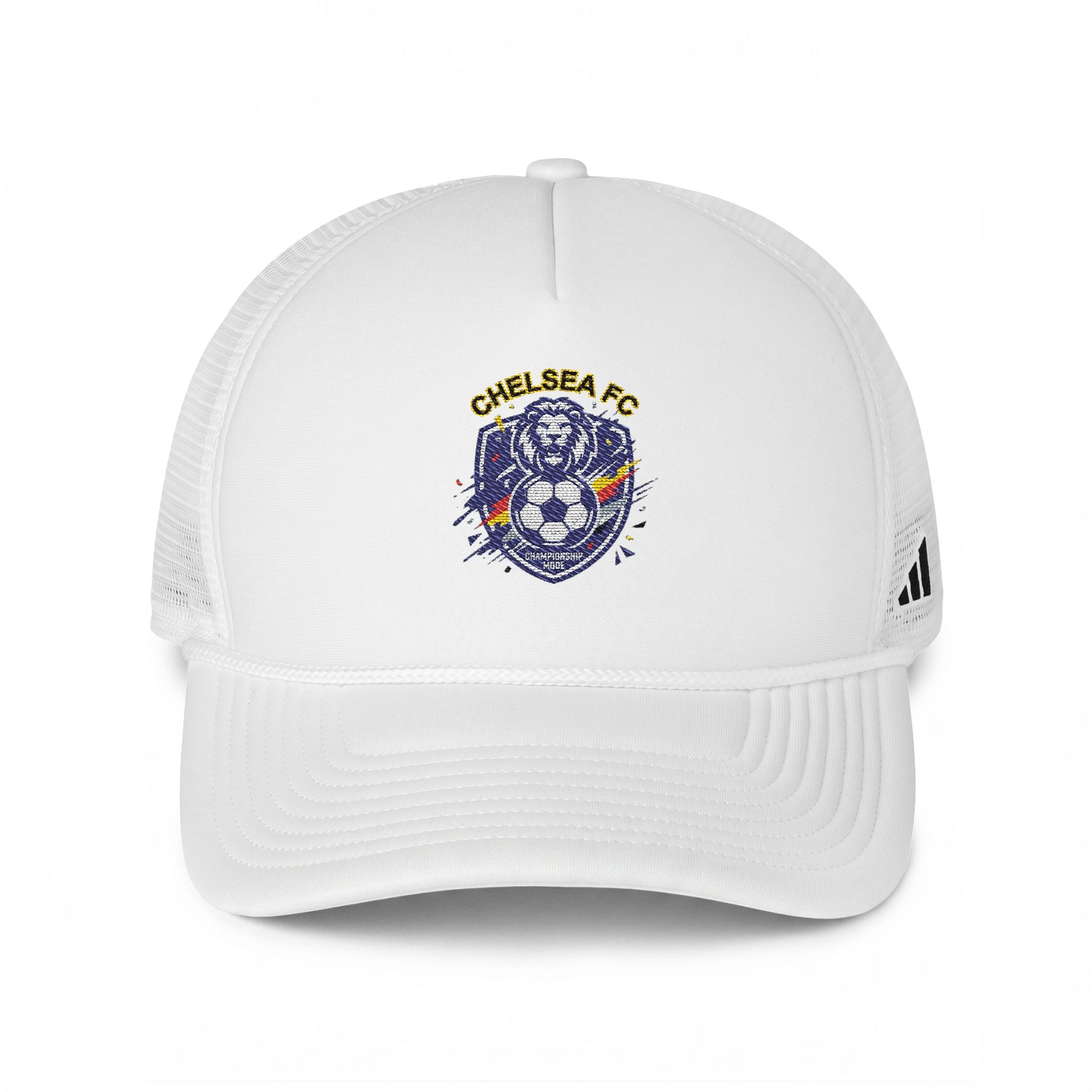 Lion Soccer Crest Trucker Hat – Chelsea Football Fans Patch Cap - Trending Novelties & Gifts