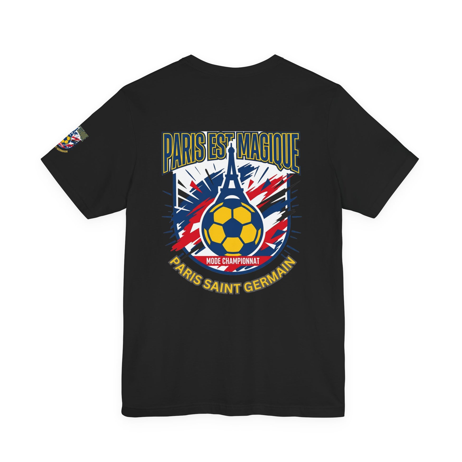 Paris-inspired Soccer Crest Tee | Paris Saint Germain Soccer Fan T-shirt - Trending Novelties & Gifts