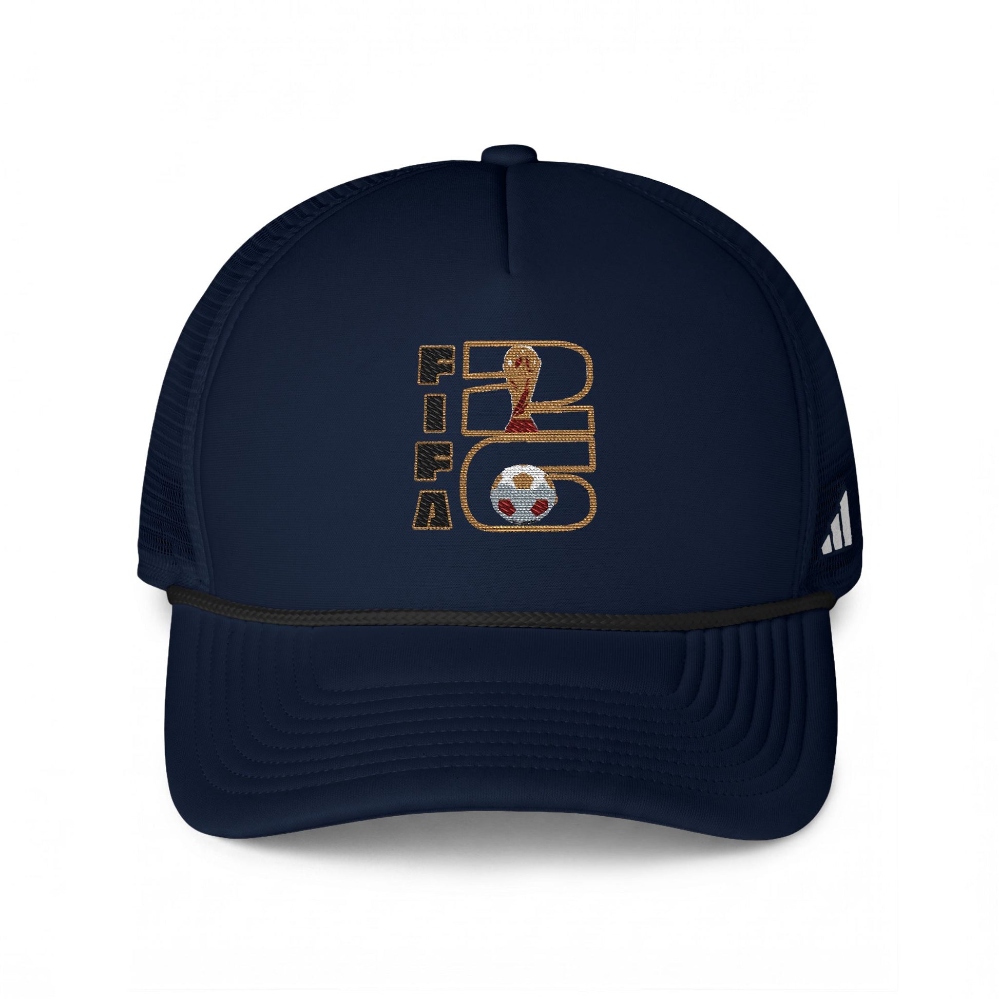 Adidas Trucker Hat — FIFA '26 Soccer Crest Embroidered Cap - Trending Novelties & Gifts