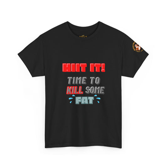 Fitness Quotes Unisex Cotton Tee for HIIT enthusiasts. FQT