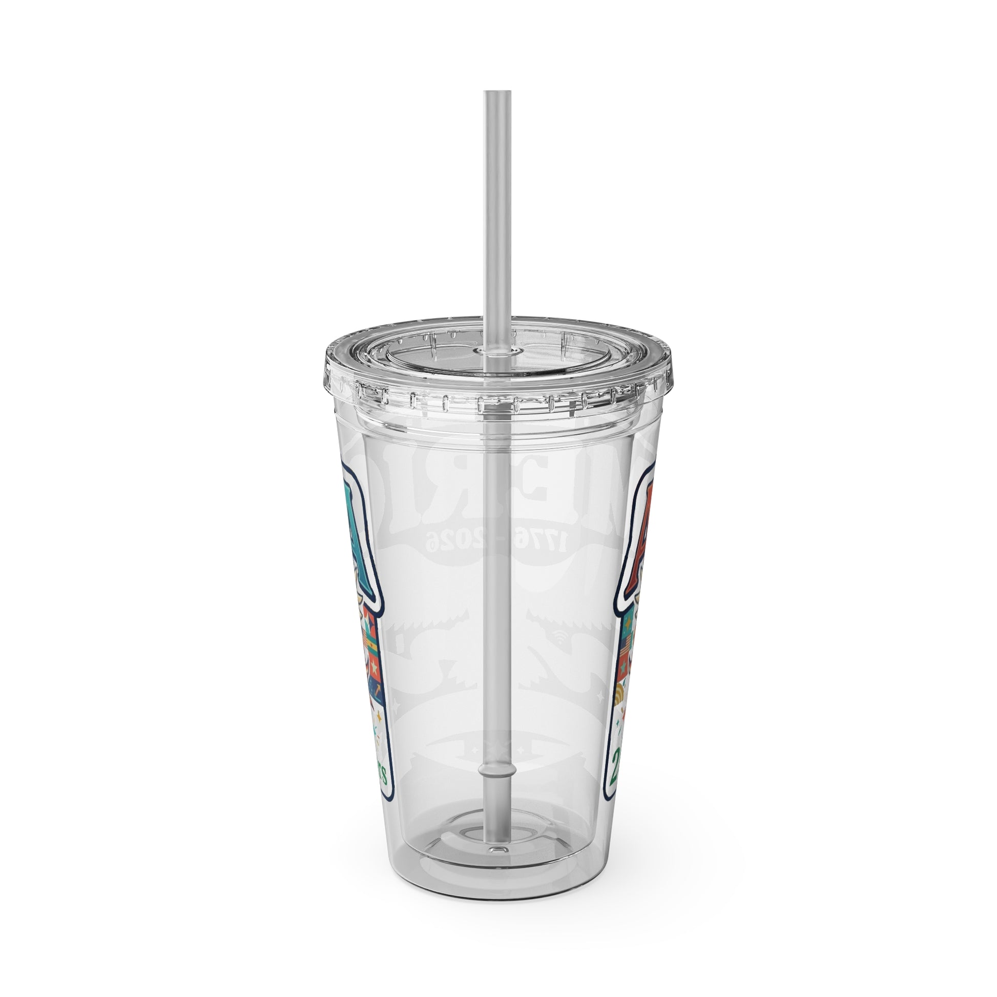 America 250 Years Eagle Tumbler with Straw |  USA 250th ANNIVERSARY Commemorative Drink Cup - Trending Novelties & Gifts