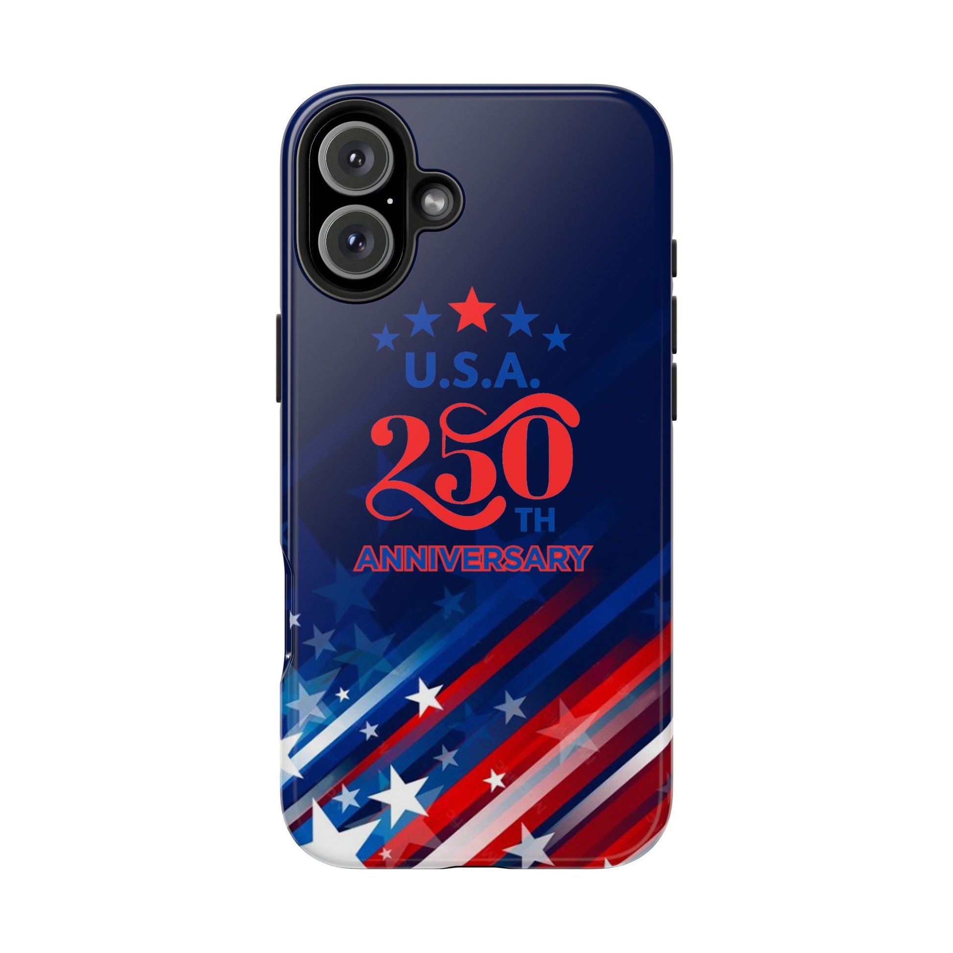USA 250th Anniversary Tough Phone Case – Patriotic "American Flag" Design - Trending Novelties & Gifts