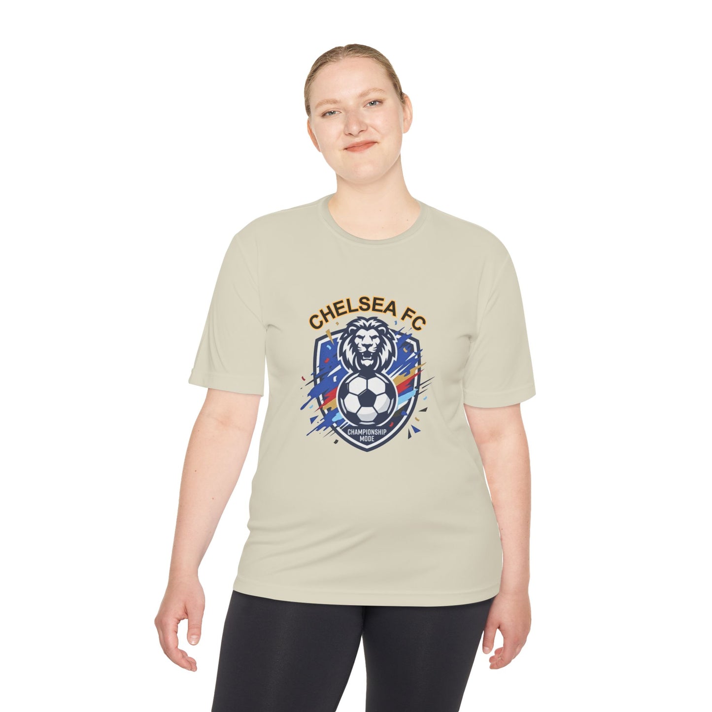 Chelsea FC Lion Soccer Tee — 'Keep the Blue Flag Flying High' Moisture-Wicking Shirt
