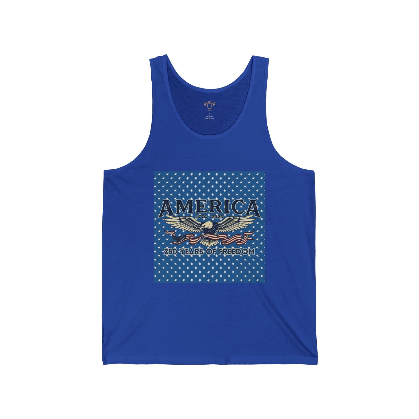America  250 Years ANNIVERSARY Eagle Tank Top — USA 250th ANNIVERSARY Graphic Tank Top - Trending Novelties & Gifts