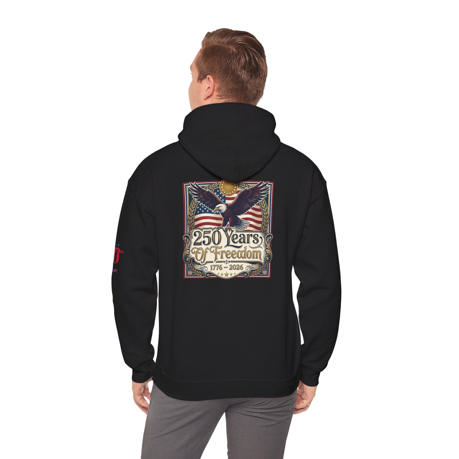 USA 250th ANNIVERSARY Hoodie — America 250 years Anniversary Patriotic Sweatshirt - Trending Novelties & Gifts