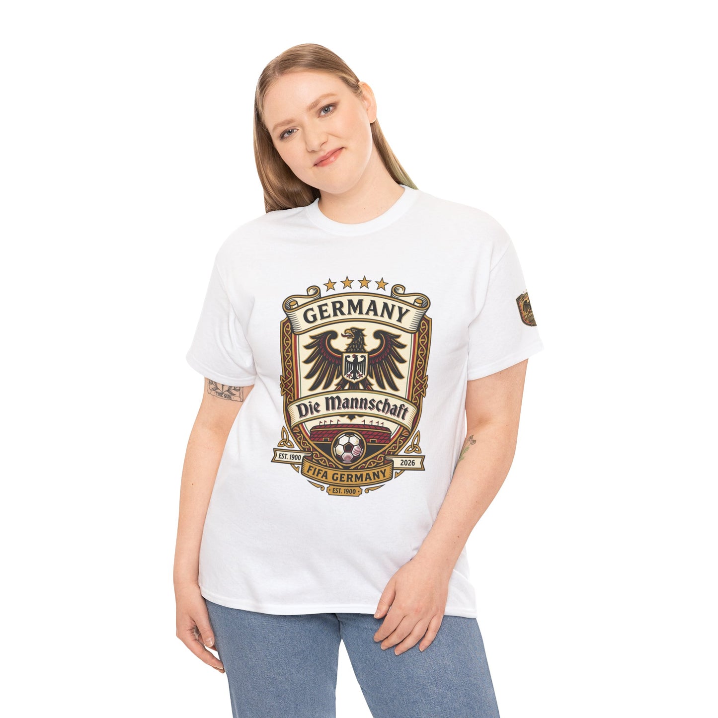 Germany Soccer Crest T-Shirt – "Die Mannschaft" Football Jersey Tee