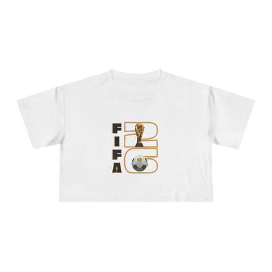 Women's Crop Tee — FIFA World Cup Soccer '26 Graphic