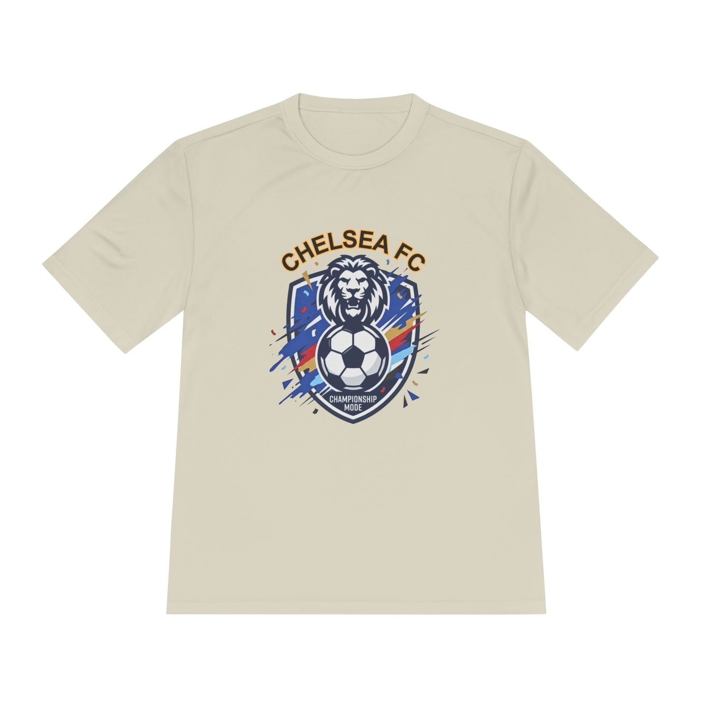 Chelsea FC Lion Soccer Tee — 'Keep the Blue Flag Flying High' Moisture-Wicking Shirt