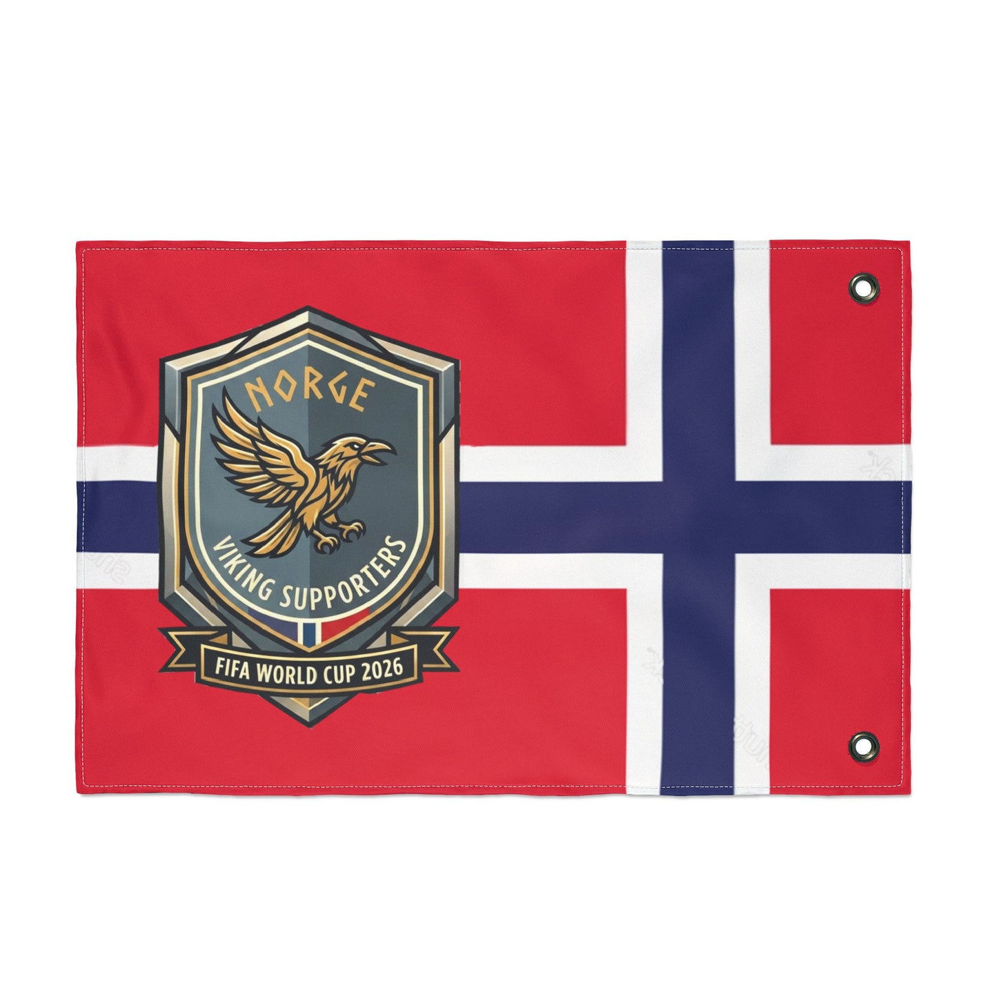 Norway Viking Soccer Supporters Flag — Norway World Cup '26 Banner
