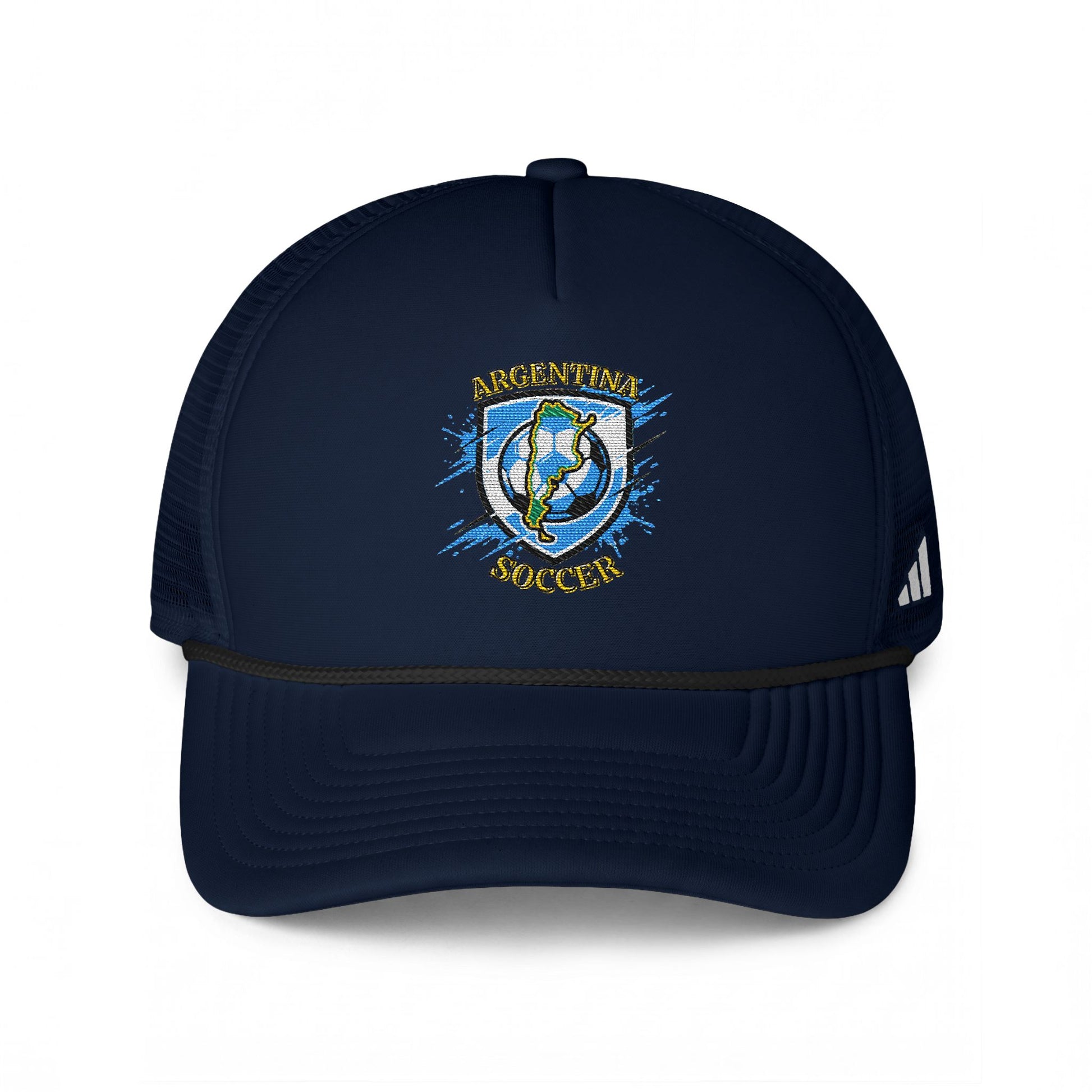 Argentina Soccer Trucker Cap — Embroidered Argentina Soccer Cap - Trending Novelties & Gifts