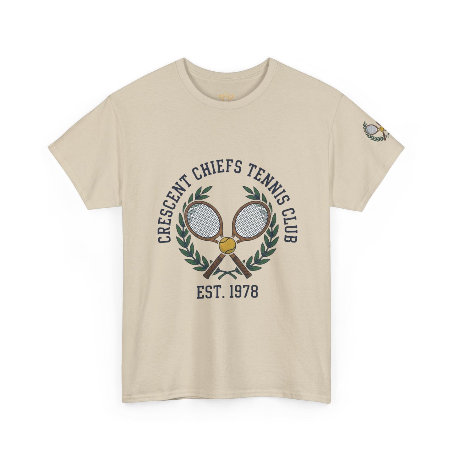 Vintage Tennis T-Shirt — Crescent Chiefs Tennis Club Est. 1978