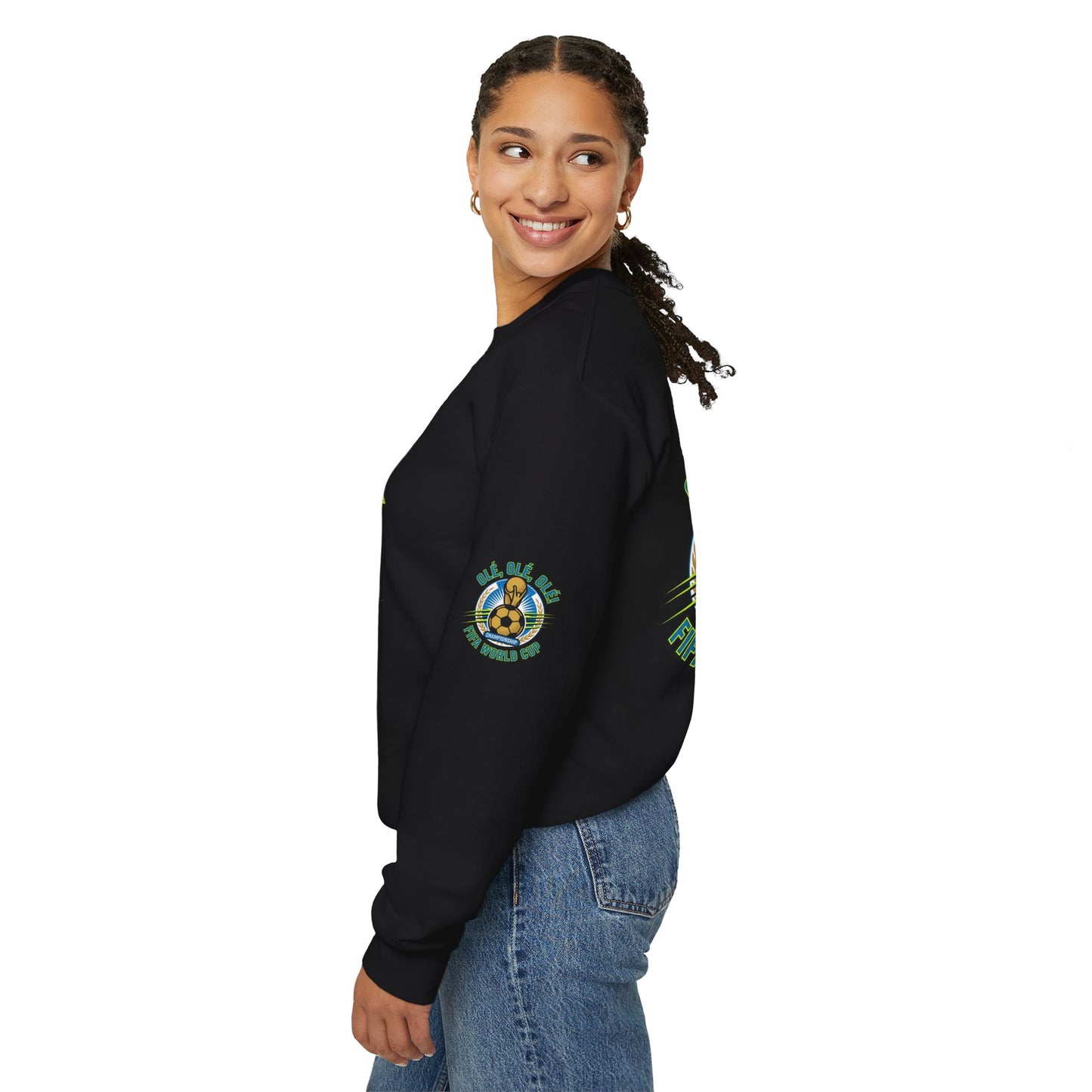 World Cup '26 Soccer Crewneck Sweatshirt — "Olé Olé Olé" Championship Design - Trending Novelties & Gifts