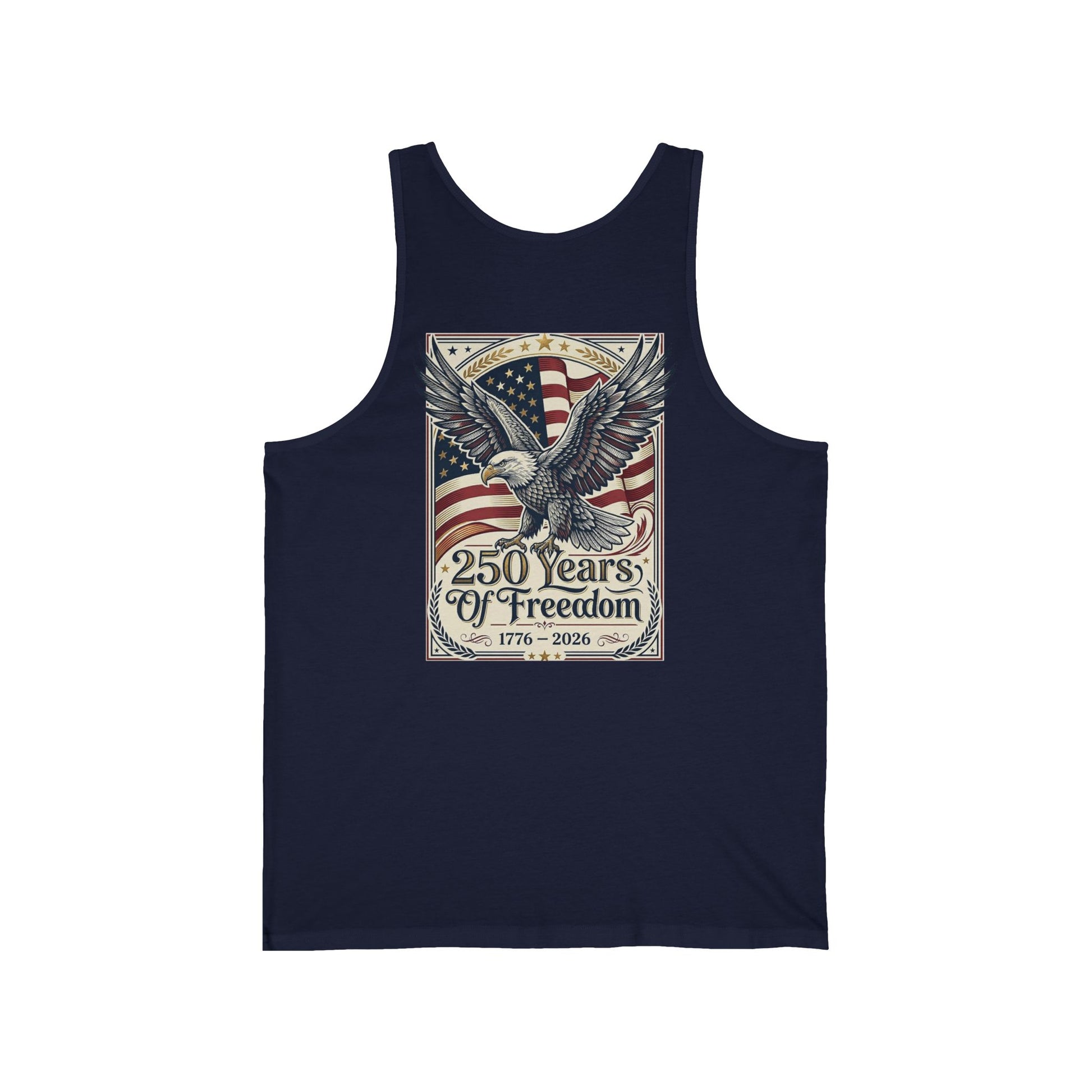 USA 250th ANNIVERSARY  Eagle Tank Top — Patriotic American 250 Years of Freedom Tank Top - Trending Novelties & Gifts