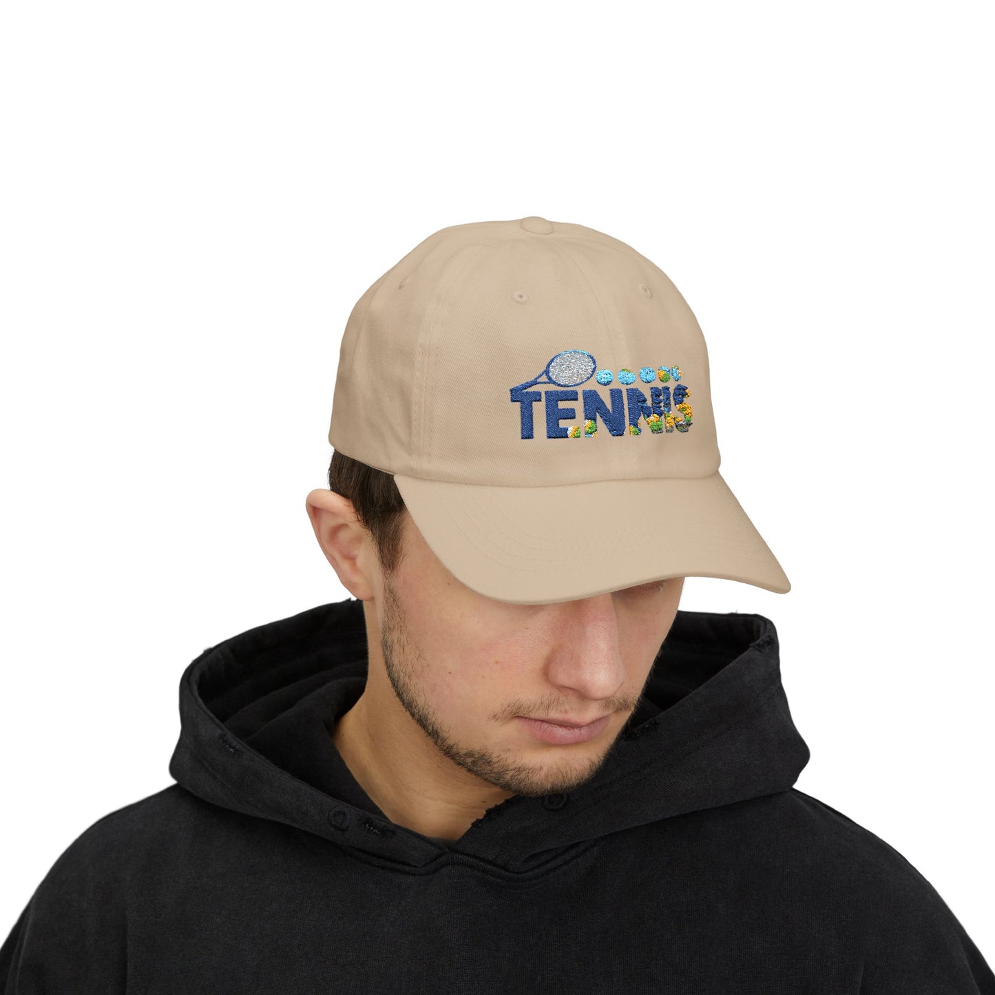 Tennis Creative Graphic Design Cap (Sky Creative1) (EM)