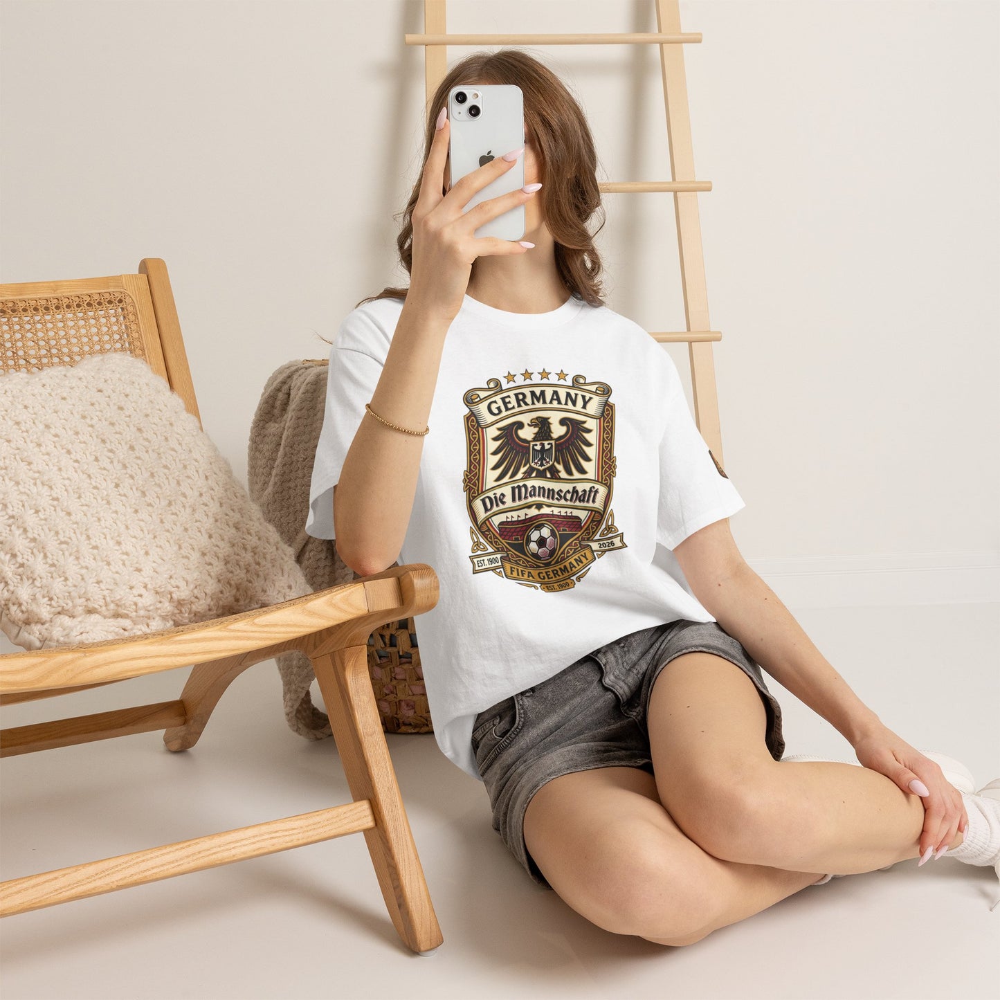 Germany Soccer Crest T-Shirt – "Die Mannschaft" Football Jersey Tee