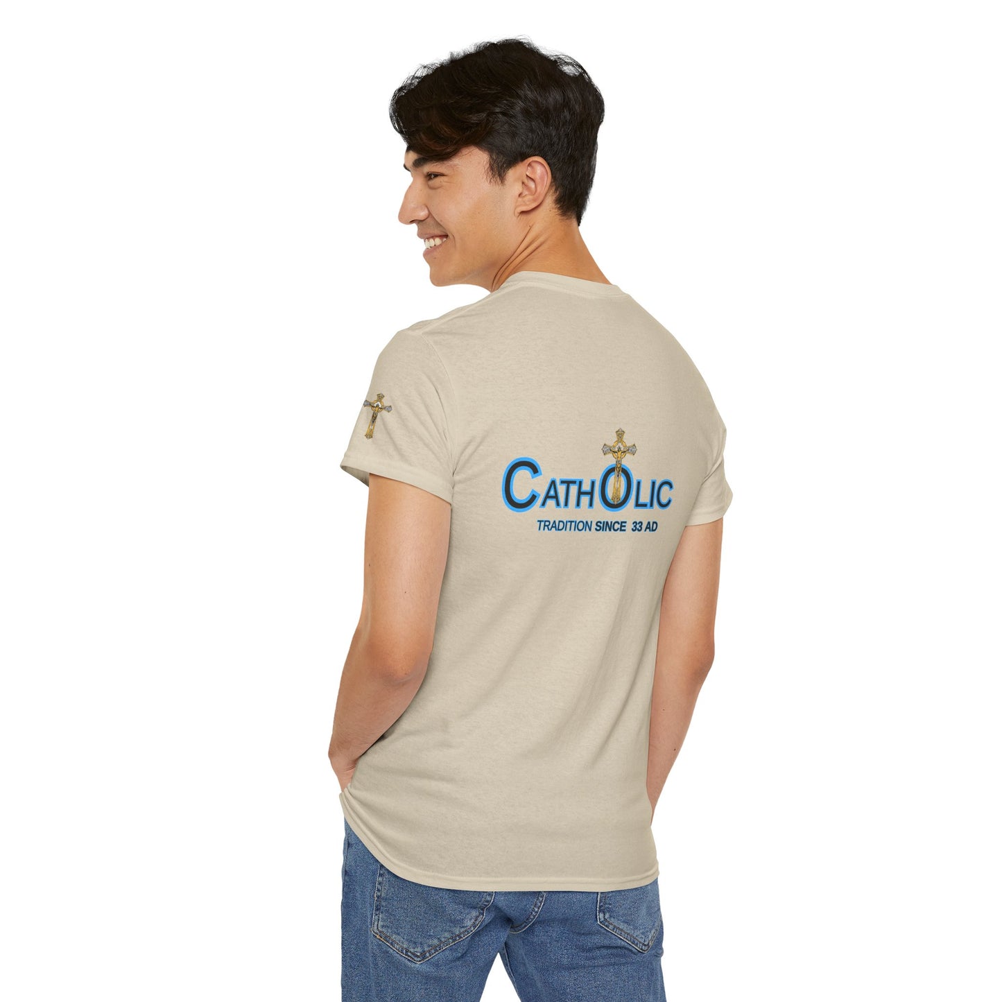 Catholic T‑Shirt "Catholic — Tradition Since 33 AD" — Christian Faith Tee (CT)