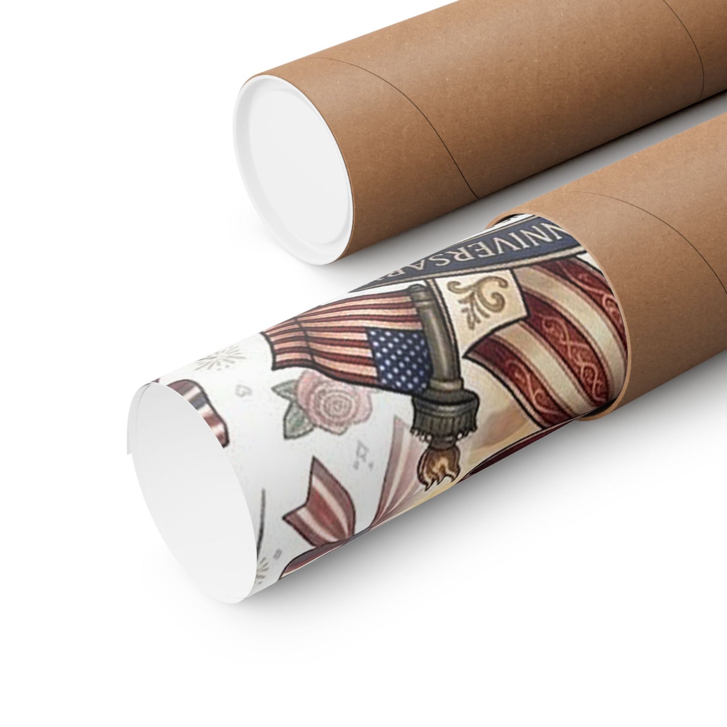 Land of the Free Patriotic Matte Poster — USA 250th Anniversary Bow Wall Art - Trending Novelties & Gifts