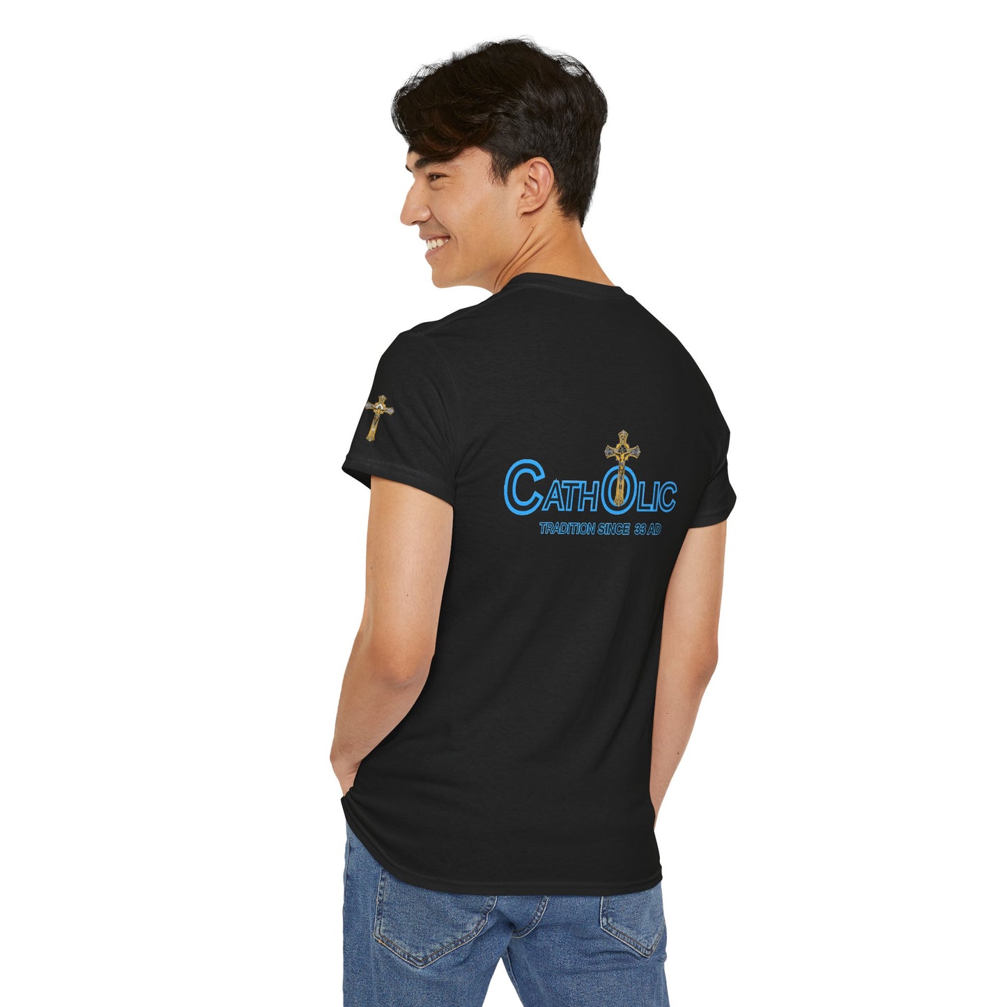 Catholic T‑Shirt "Catholic — Tradition Since 33 AD" — Christian Faith Tee (CT)