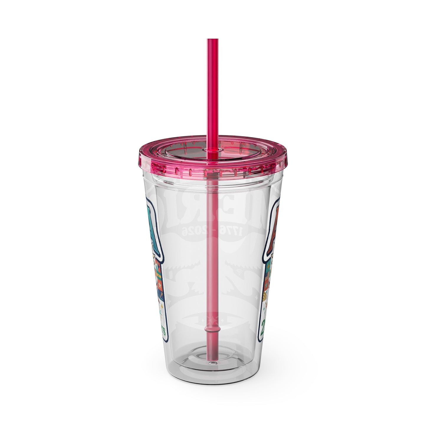 America 250 Years Eagle Tumbler with Straw |  USA 250th ANNIVERSARY Commemorative Drink Cup - Trending Novelties & Gifts