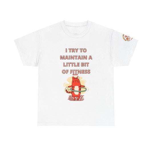 Funny Fitness Quotes Unisex Heavy Cotton Tee. FQT