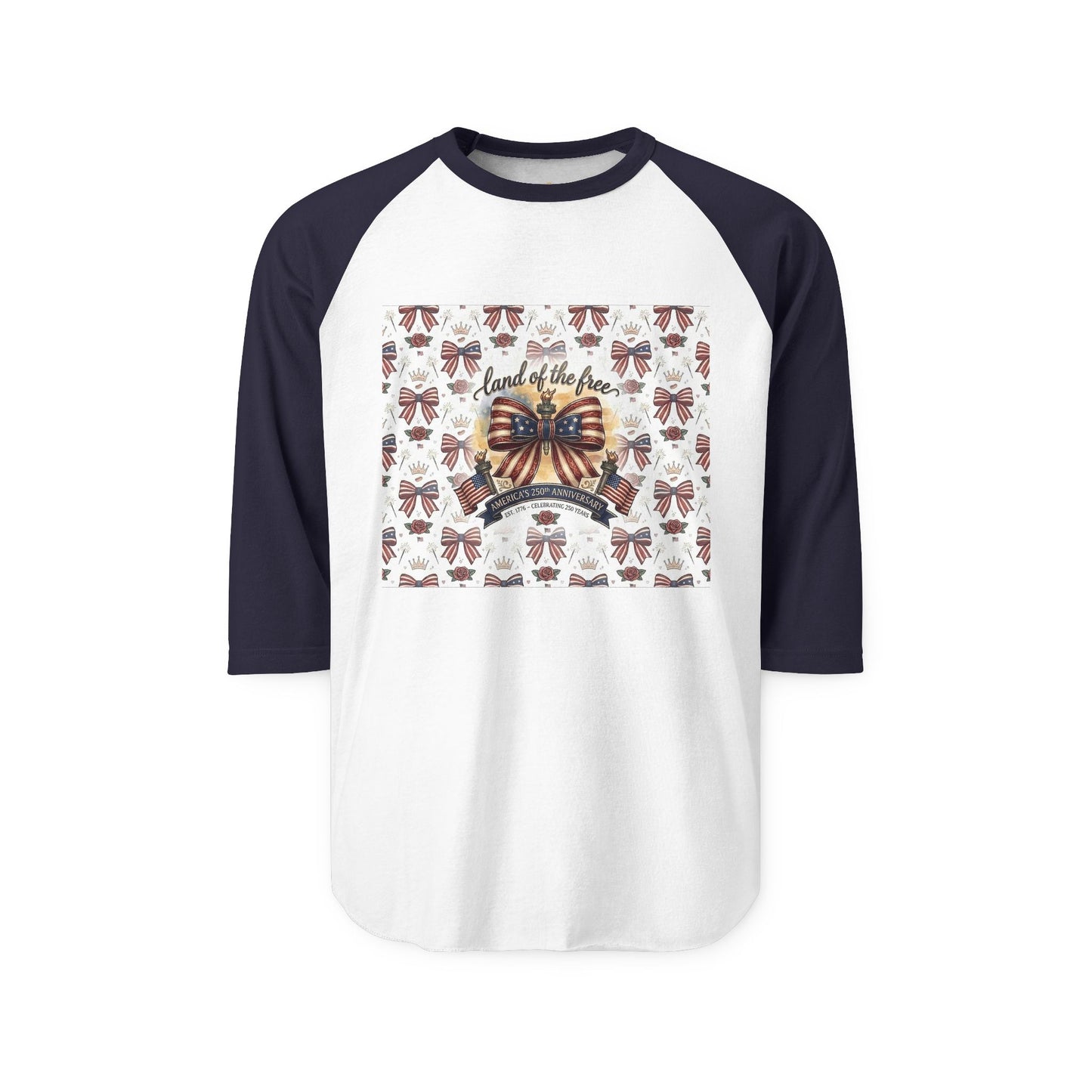 USA 250th Raglan Shirt - USA 250th Anniversary Baseball Tee - Trending Novelties & Gifts