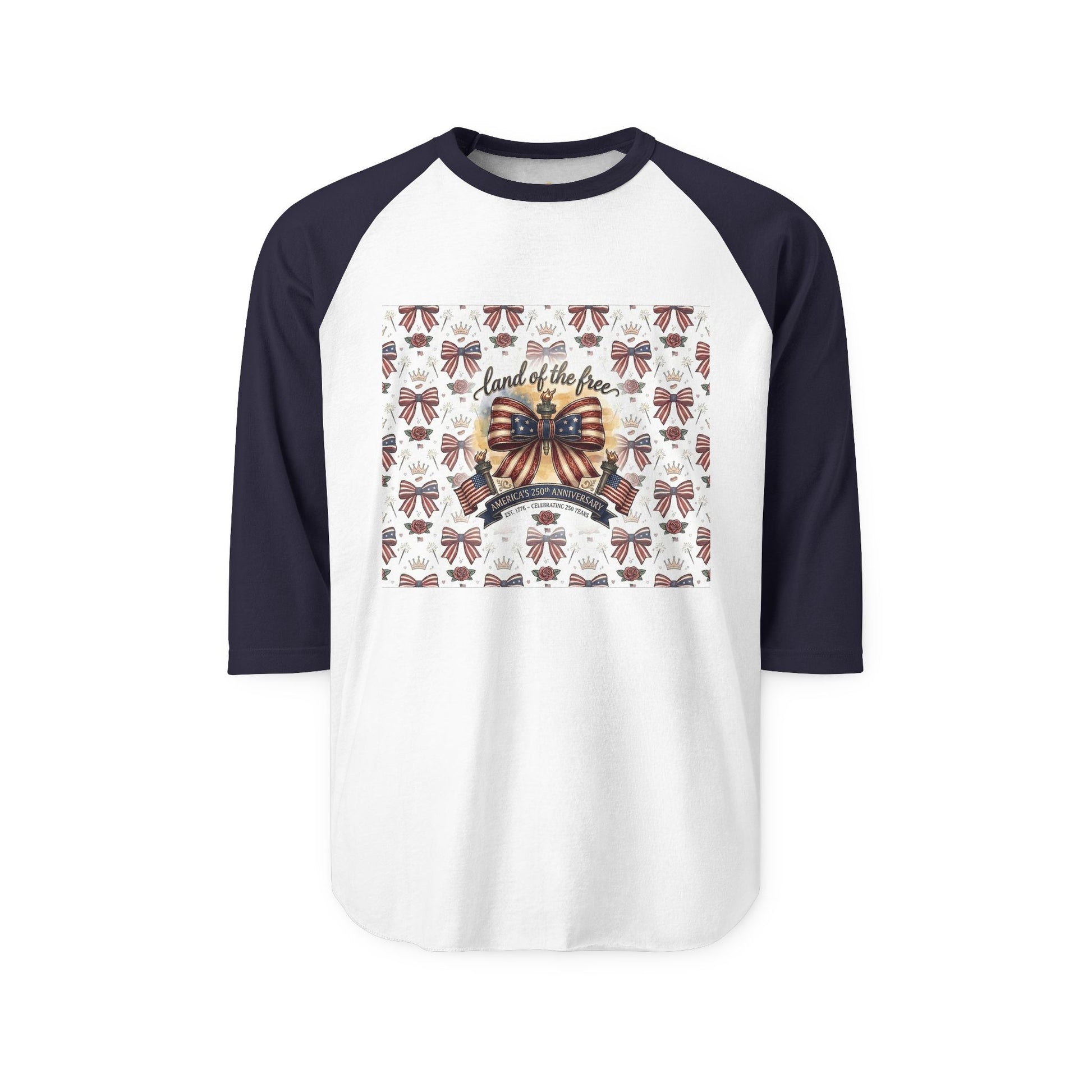 USA 250th Raglan Shirt - USA 250th Anniversary Baseball Tee - Trending Novelties & Gifts