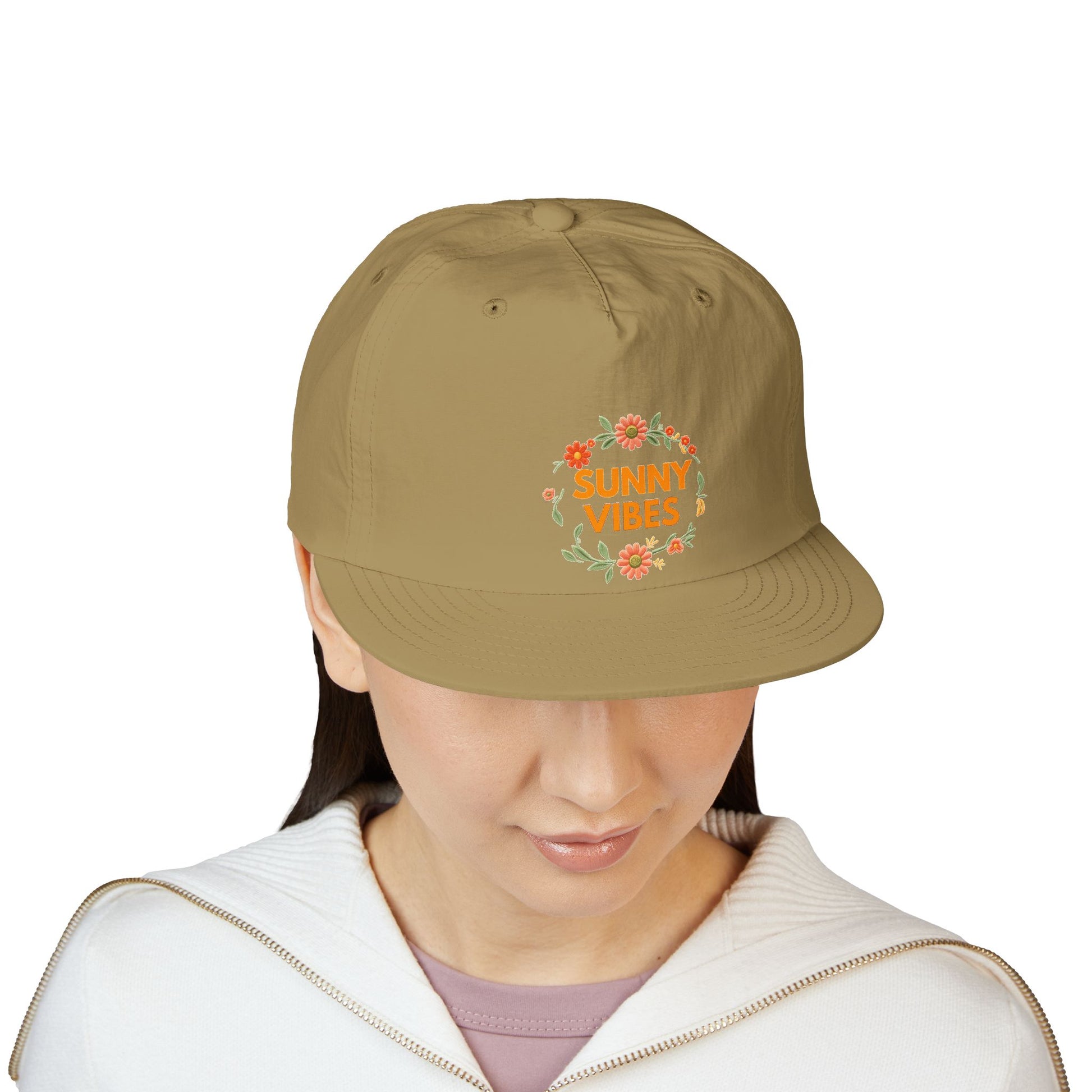 Sunny Vibes Surf Cap — Summer Floral Beach Hat - Trending Novelties & Gifts