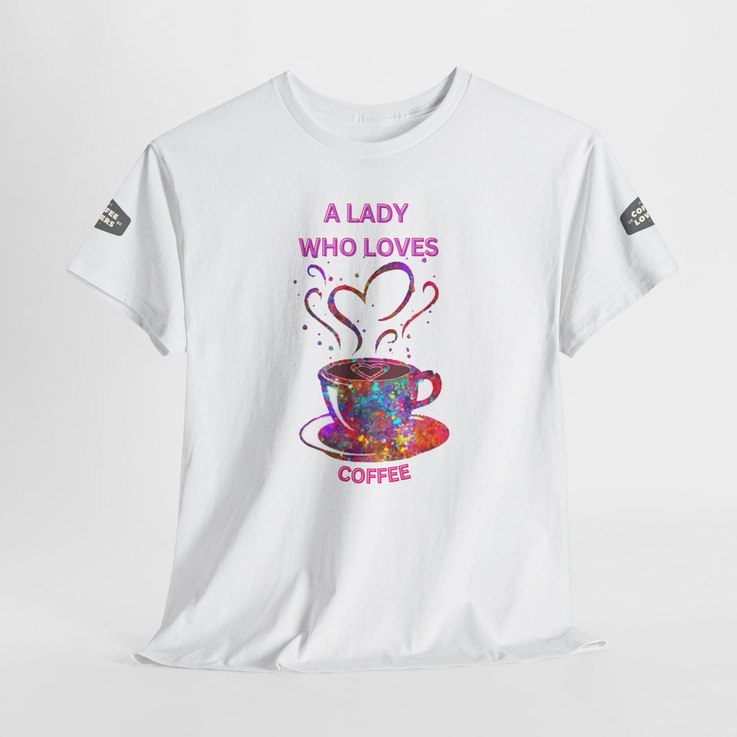 Coffee Lover Cotton Tee - For Women Who Love Coffee