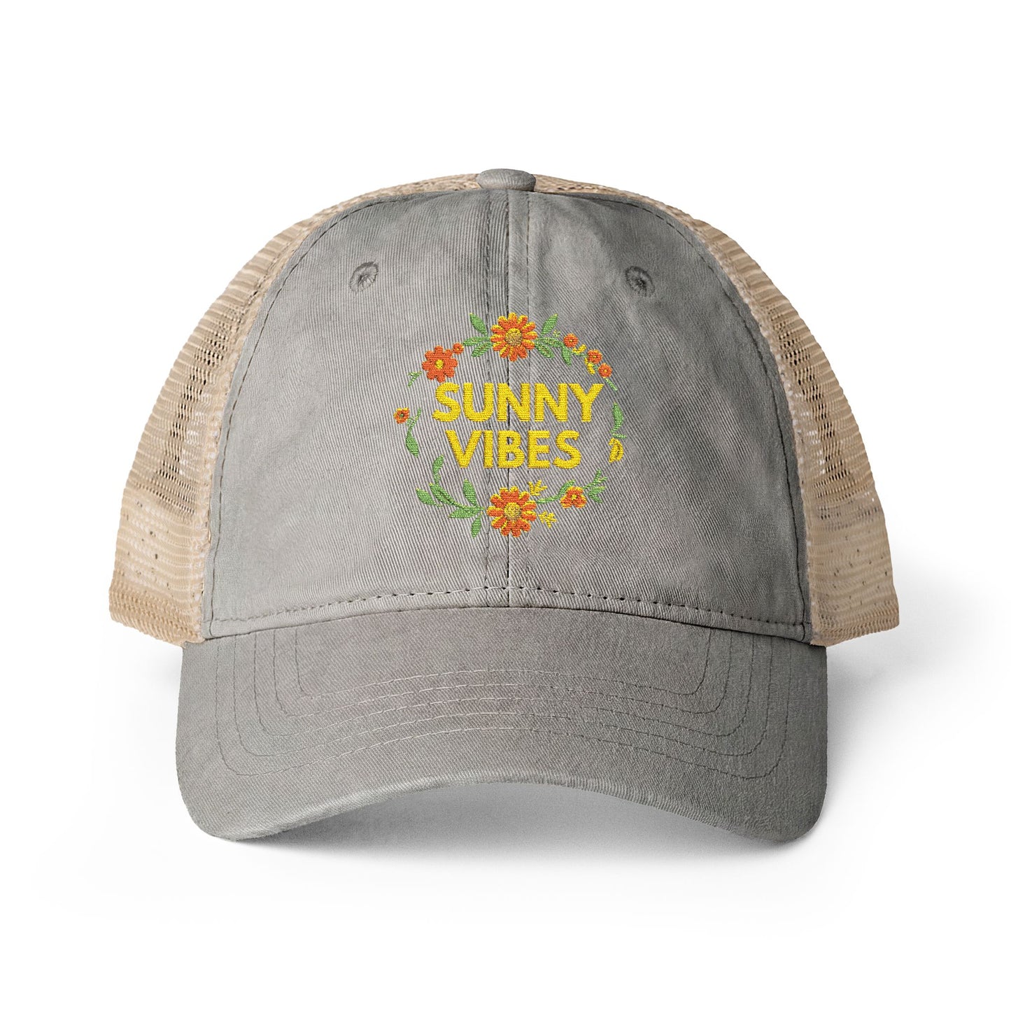 Summer Fun Women's Washed Mesh-Back Cap - Trending Novelties & Gifts