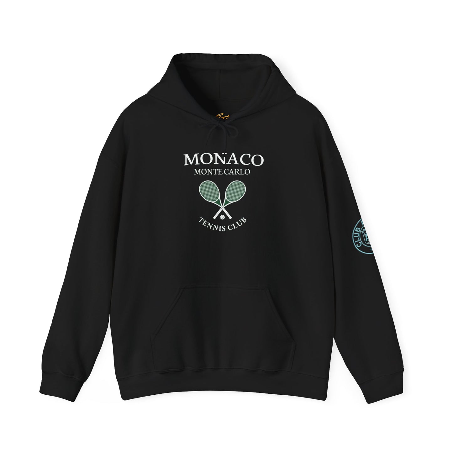 Monaco Monte Carlo Tennis Club Hoodie — Casual Sportswear for Players & Fans.