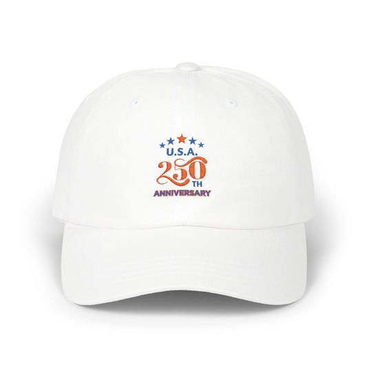 USA 250th Anniversary Dad Cap — Patriotic 250th Anniversary Baseball Hat - Trending Novelties & Gifts